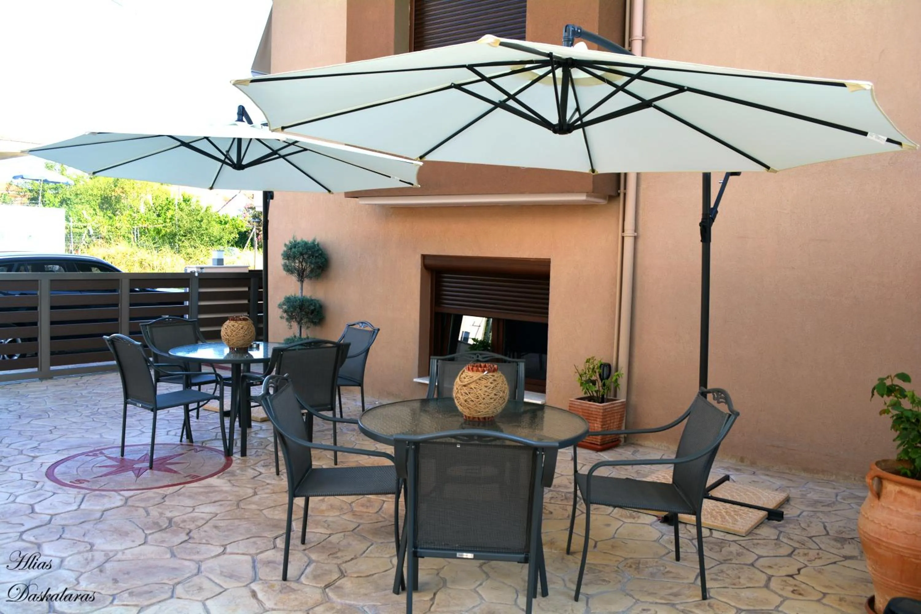 Patio in M&B boutique apartments