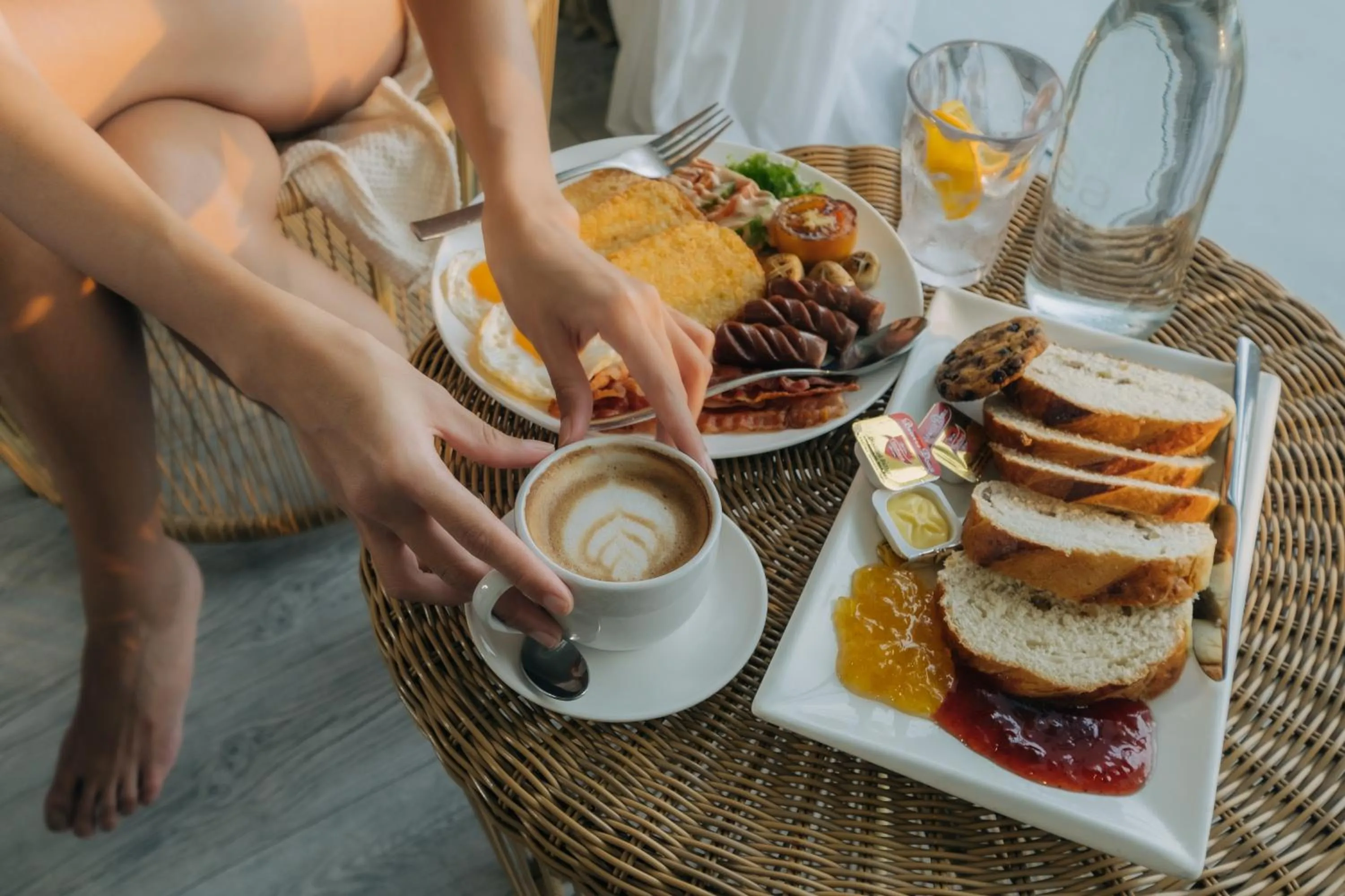 Breakfast in Solea Palm Resort Mactan