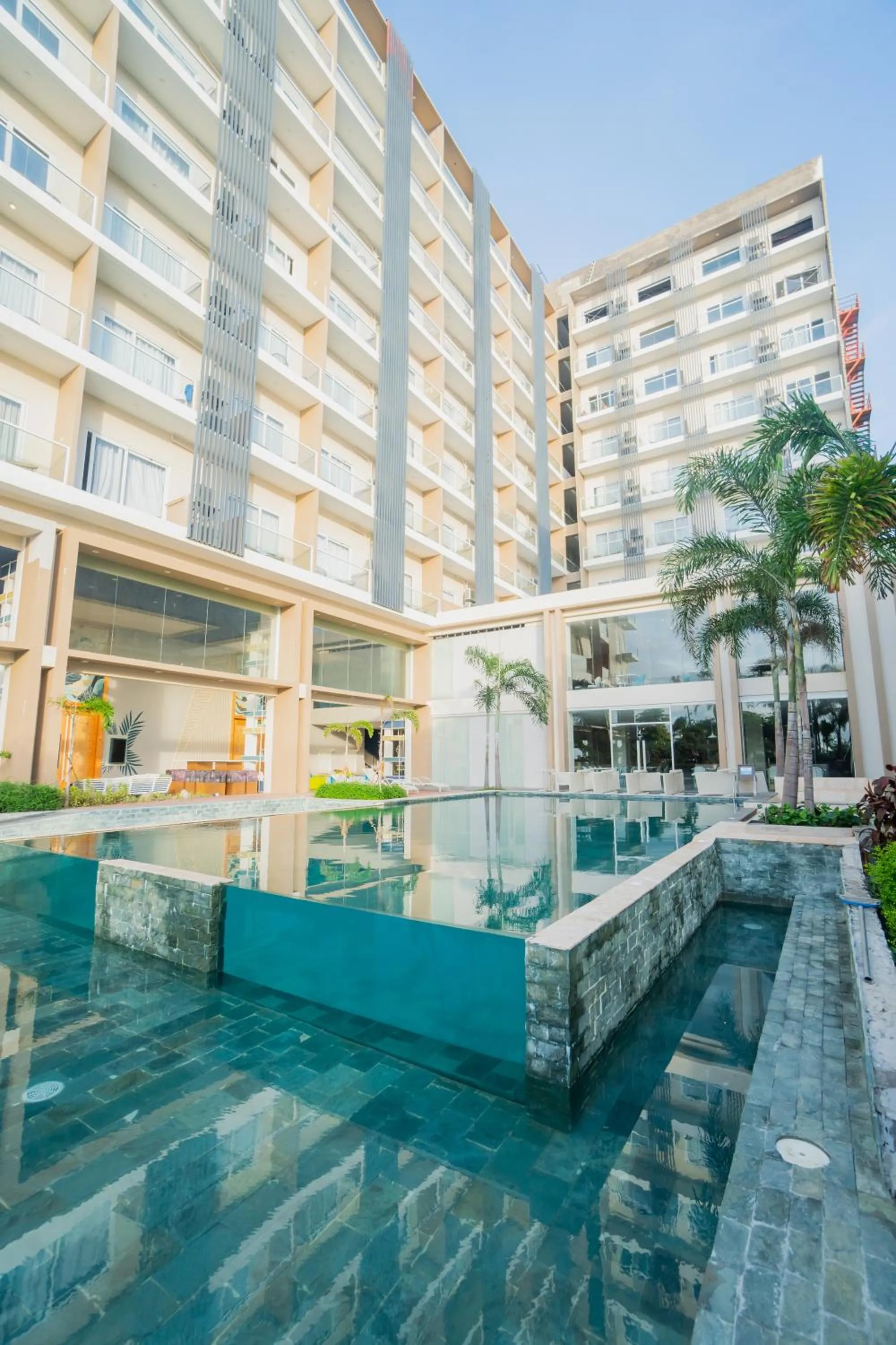 Swimming pool in Solea Palm Resort Mactan