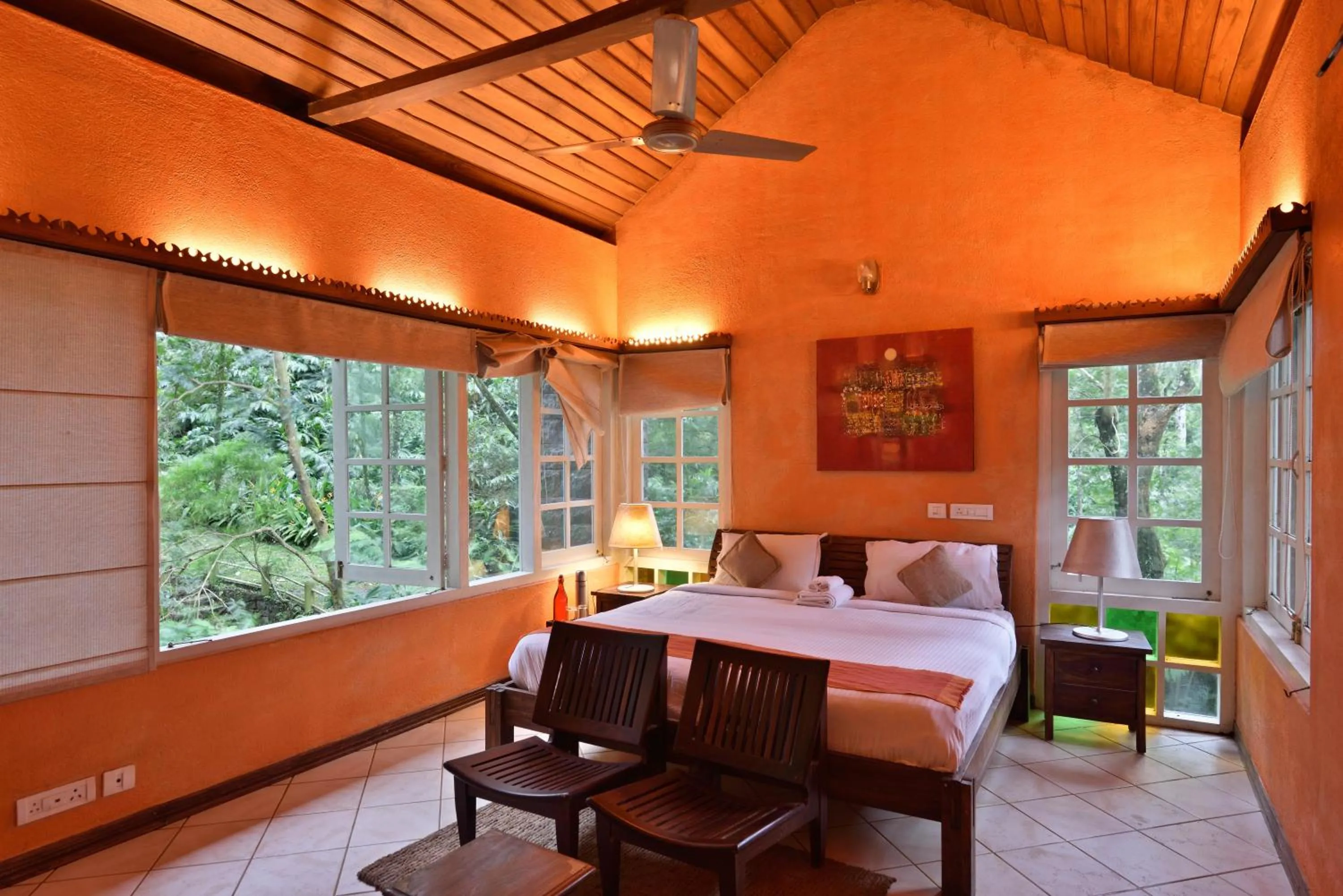 Photo of the whole room, Bed in Mystic Mayapott, Thekkady
