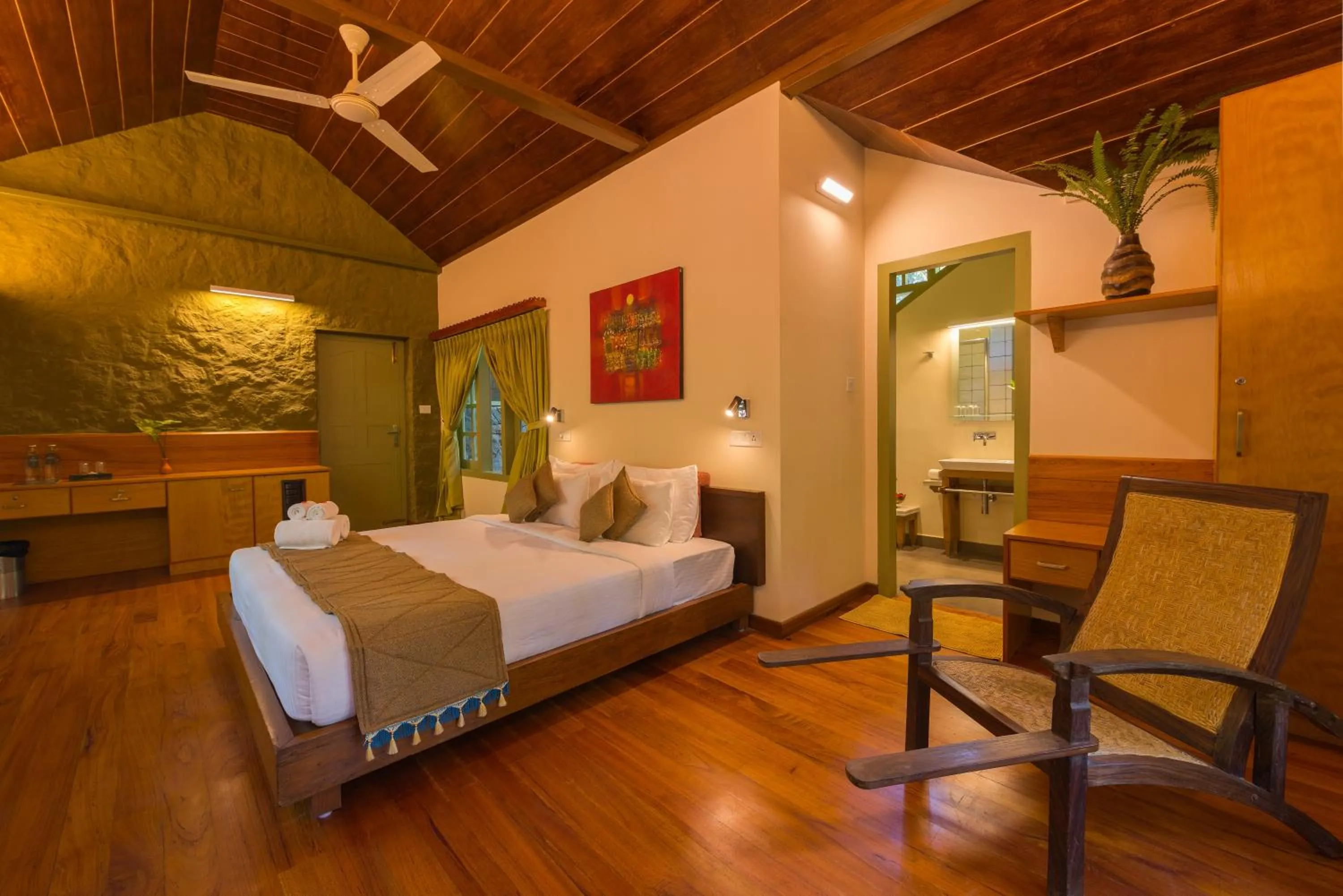 Photo of the whole room, Bed in Mystic Mayapott, Thekkady