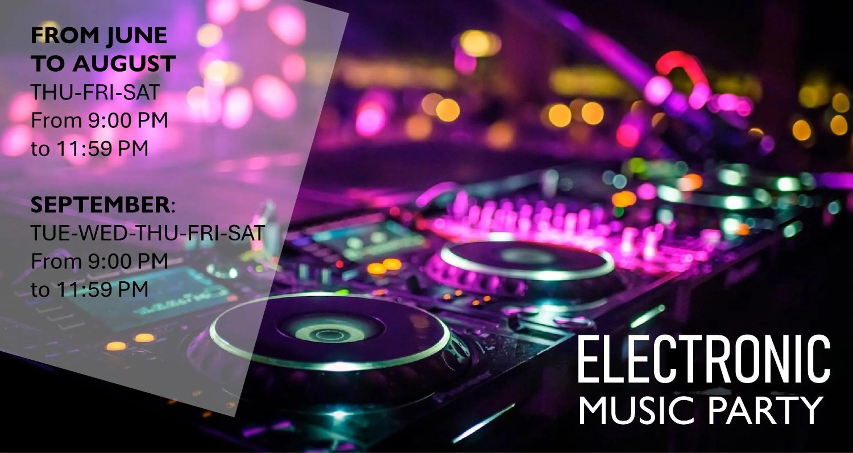 Nightclub / DJ in Onmood Cala Ratjada - Bed & Brunch