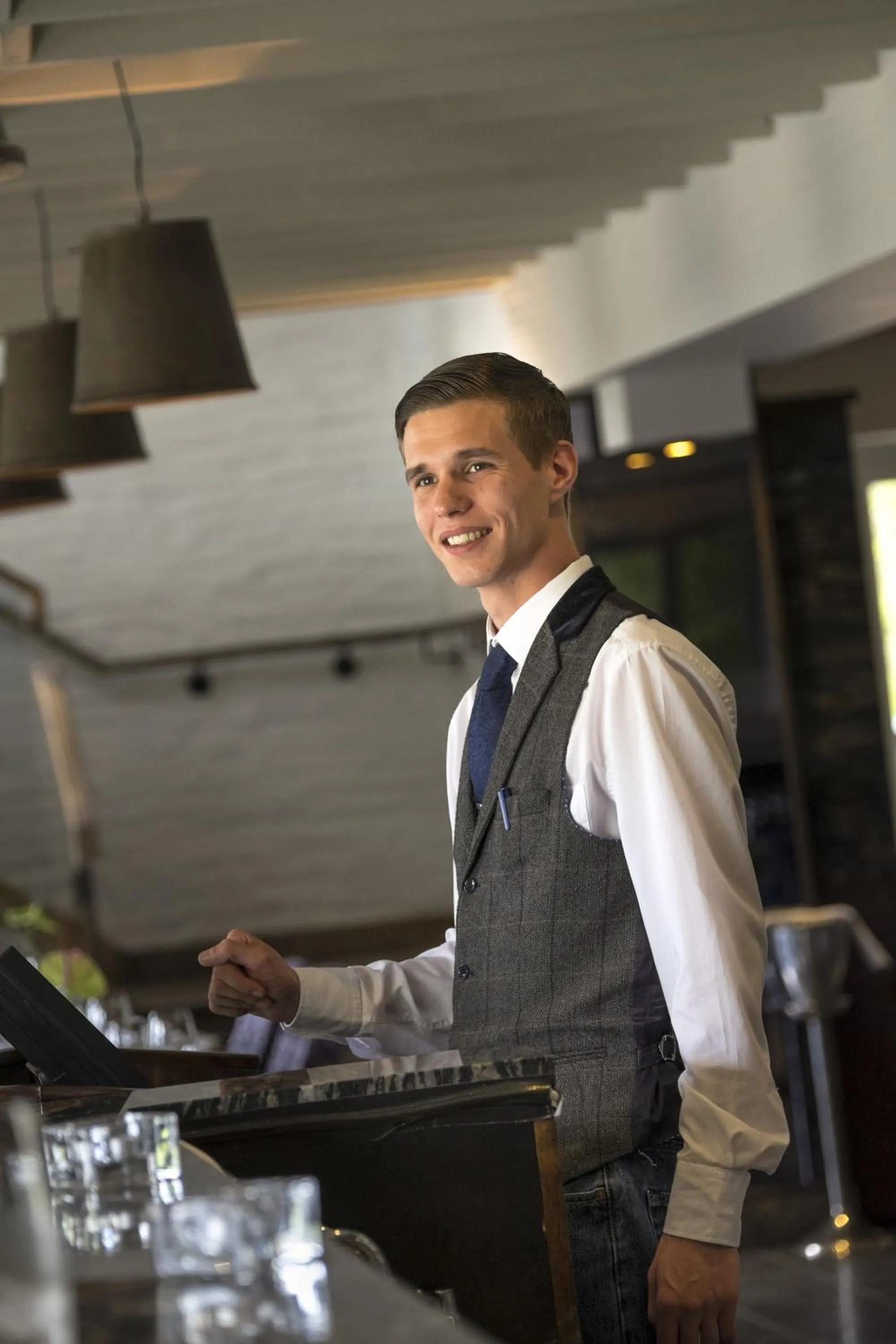 Staff in Kentisbury Grange