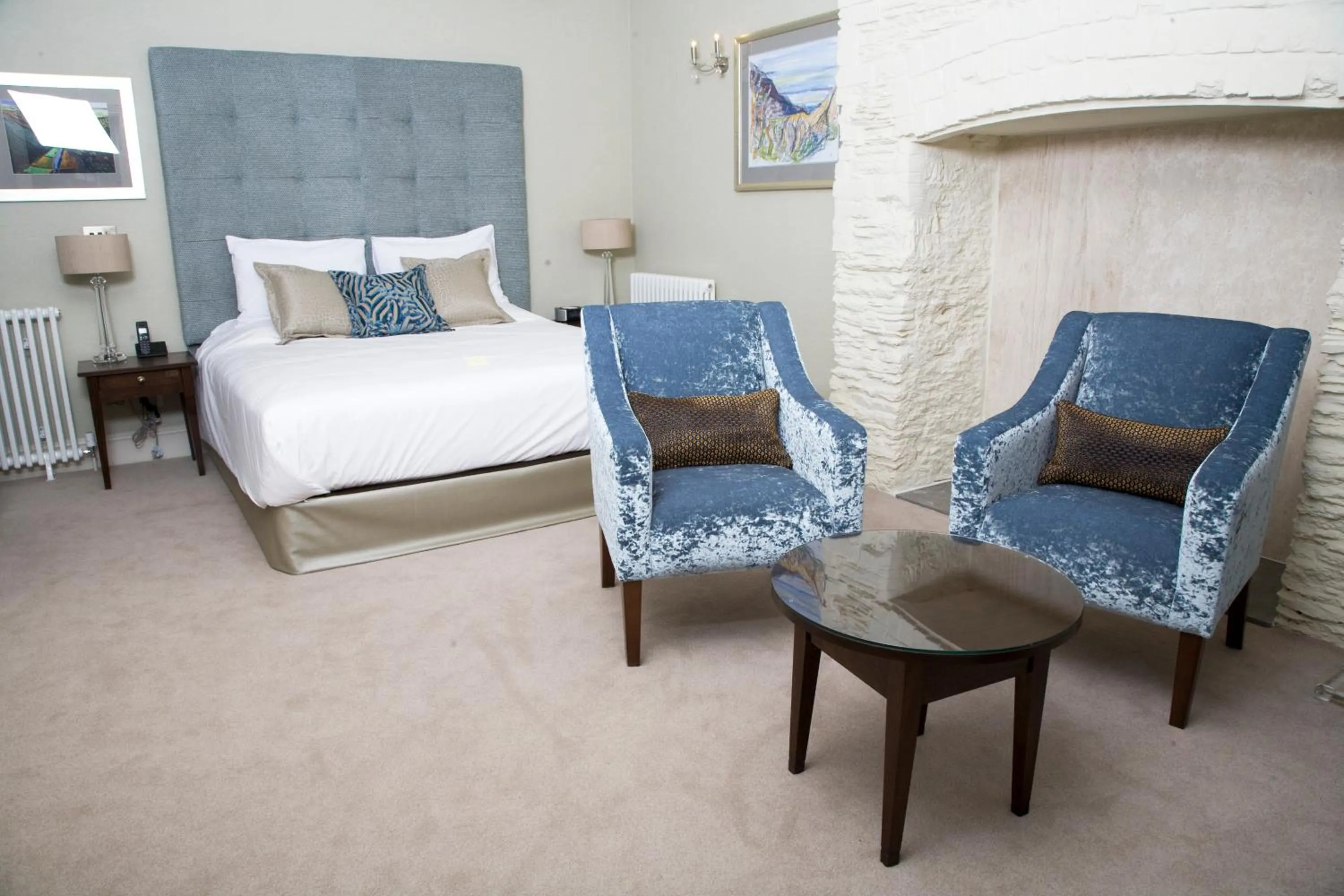 Bedroom, Bed in Kentisbury Grange