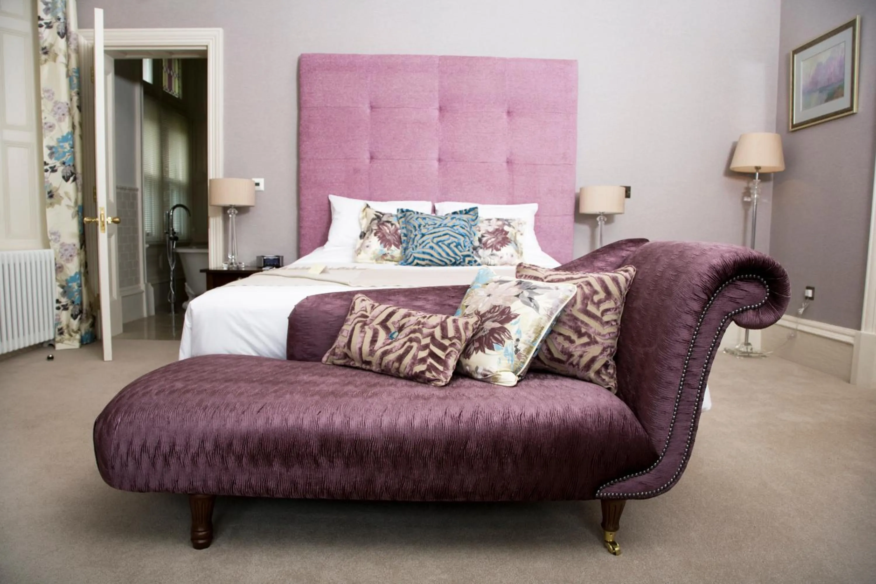 Bedroom, Bed in Kentisbury Grange