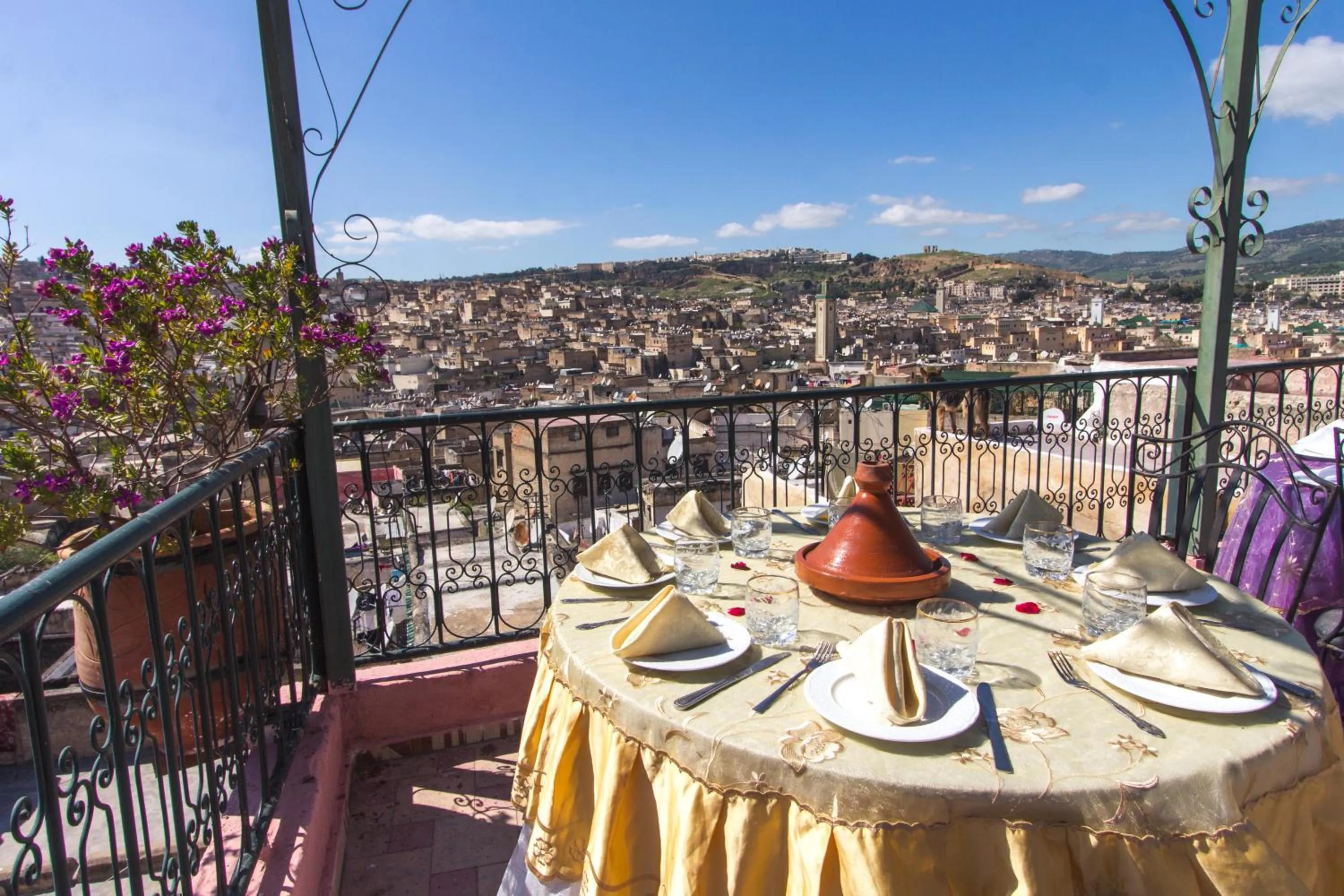 Patio in Riad El Bacha