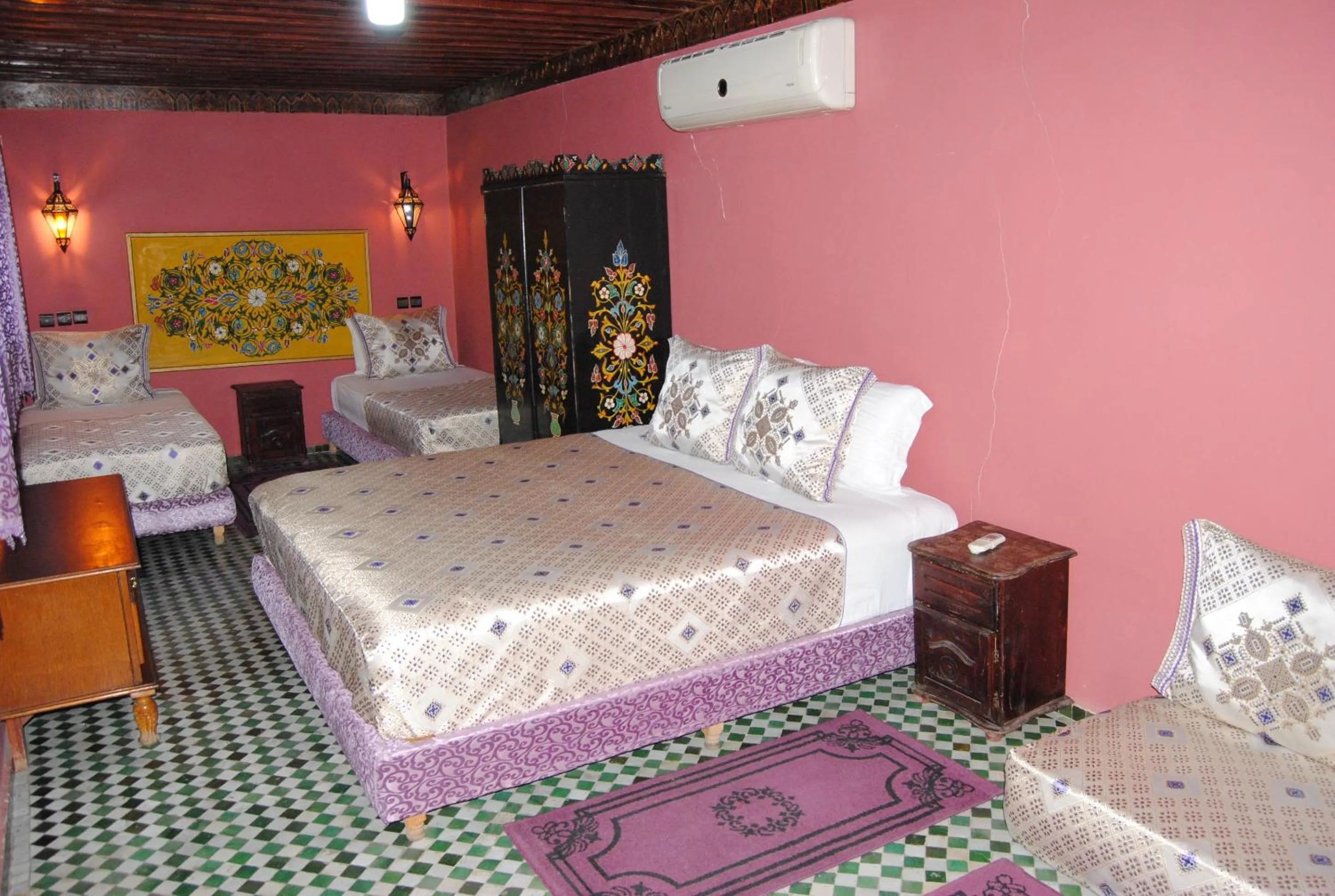 Bed in Riad El Bacha
