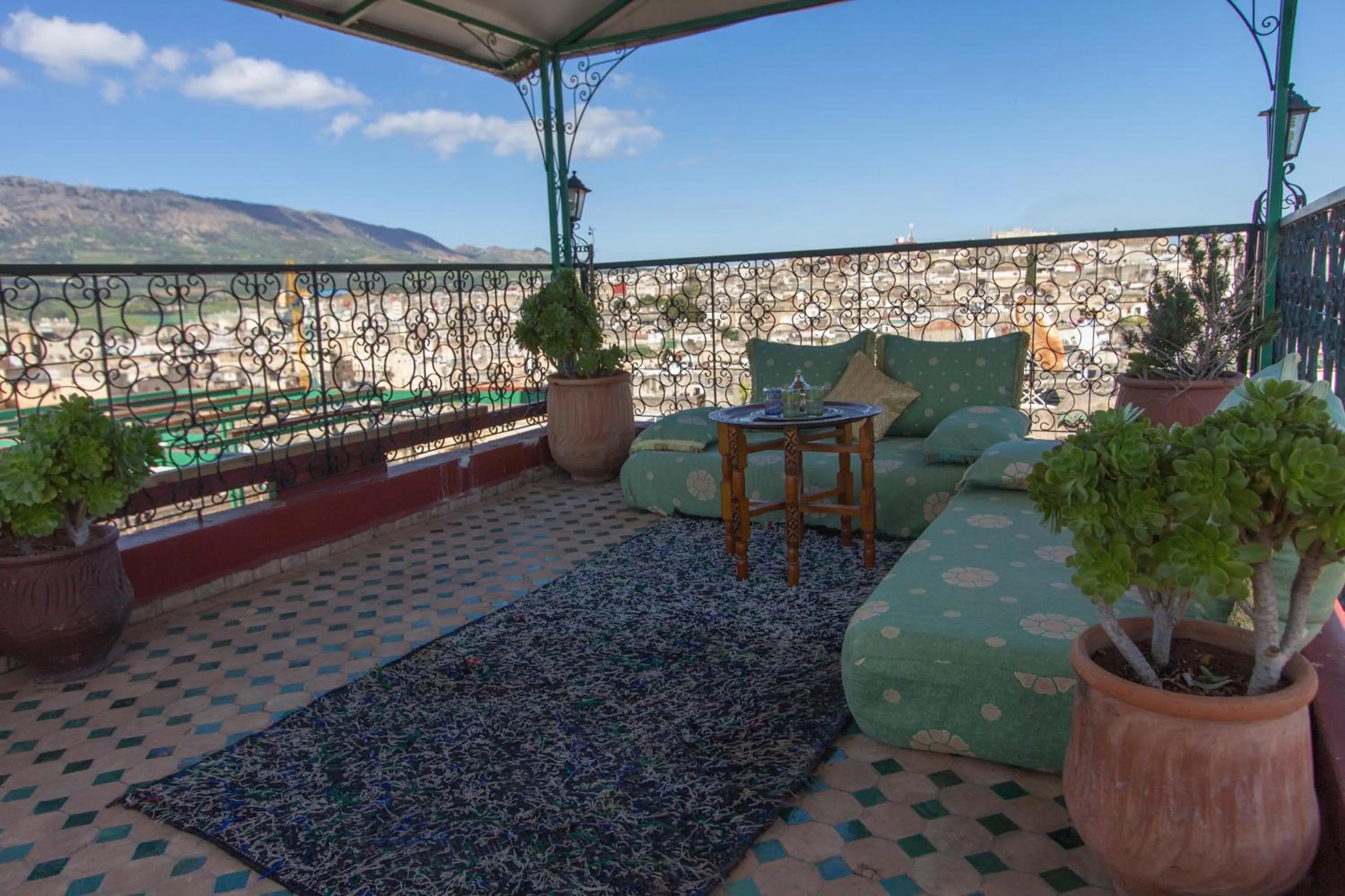 Patio in Riad El Bacha