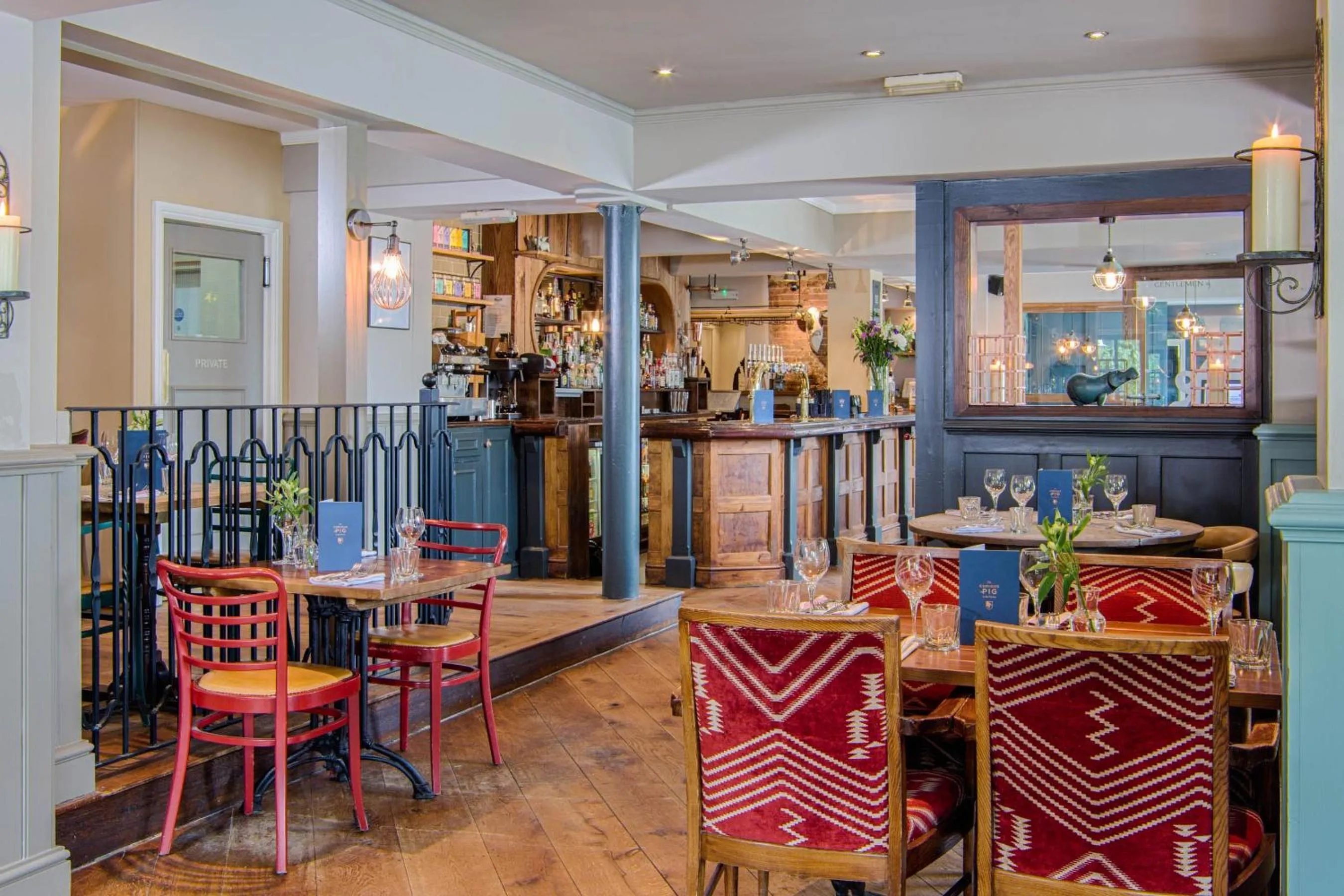 Lounge or bar in The Curious Pig in the Parlour