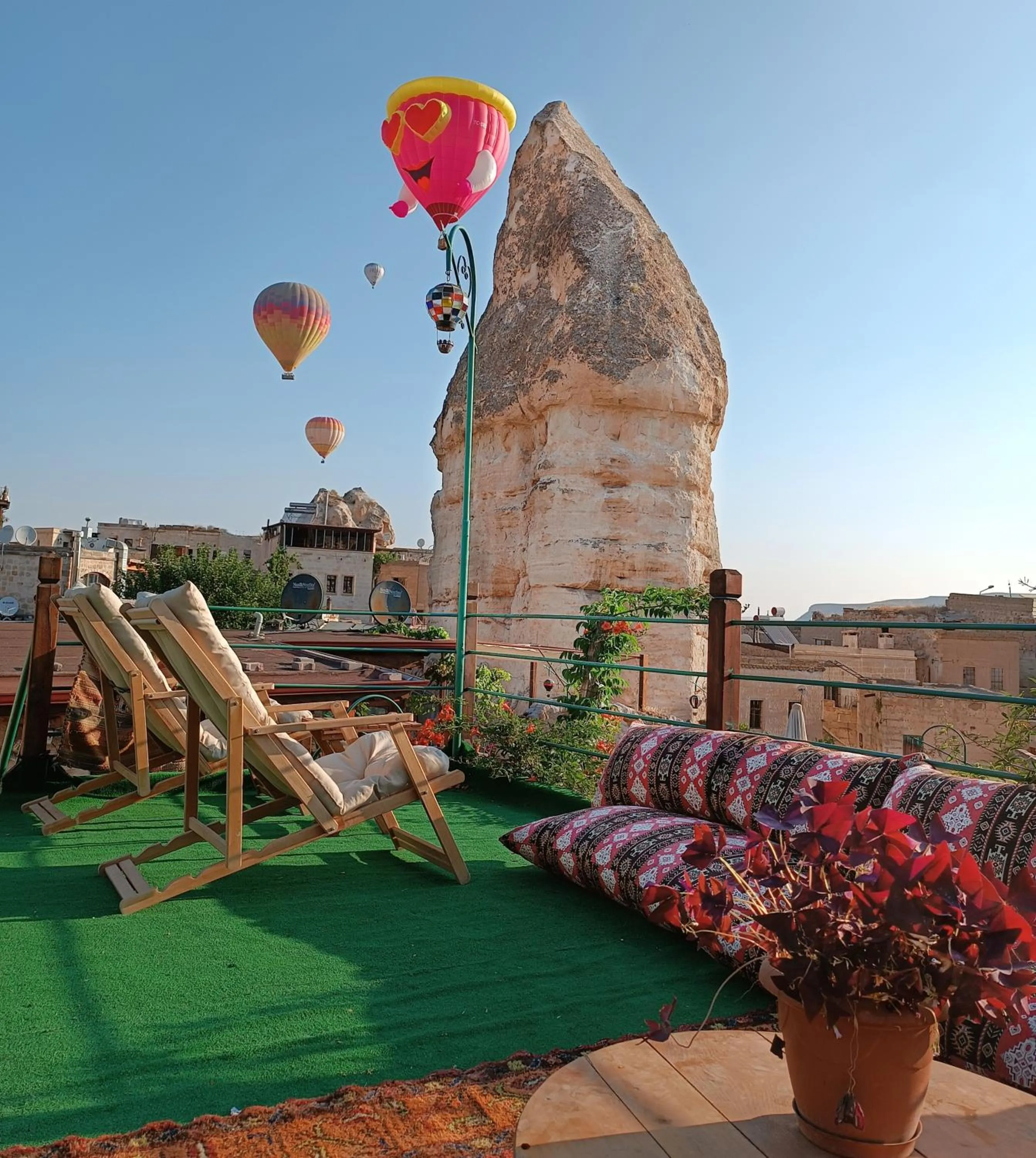 Property building in Vintage Cave House Hotel