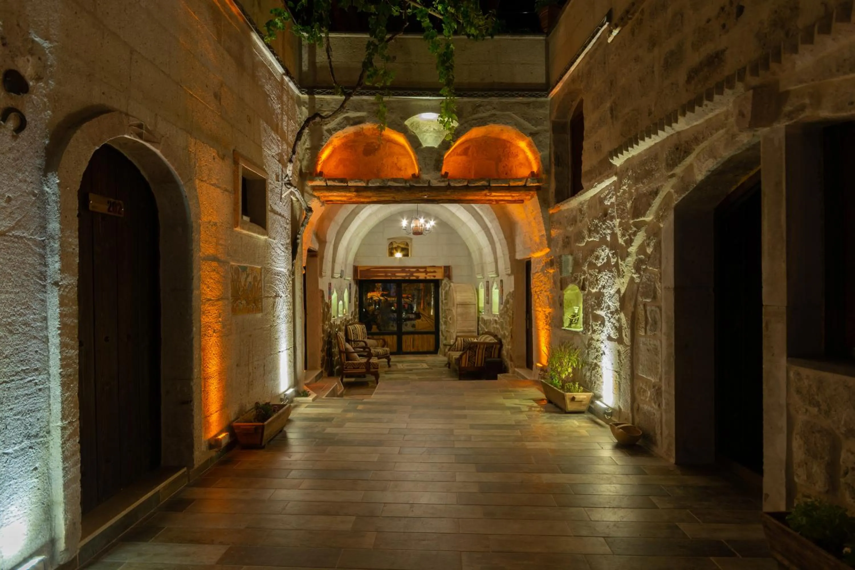 Property building in Vintage Cave House Hotel