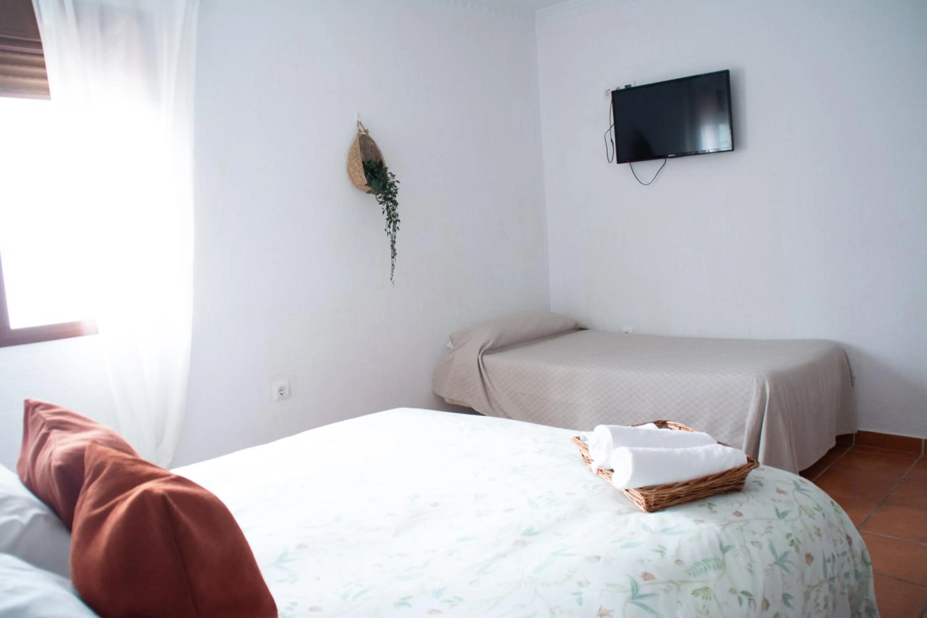 Bed in Hostal Rural La Plata Parking Incluido