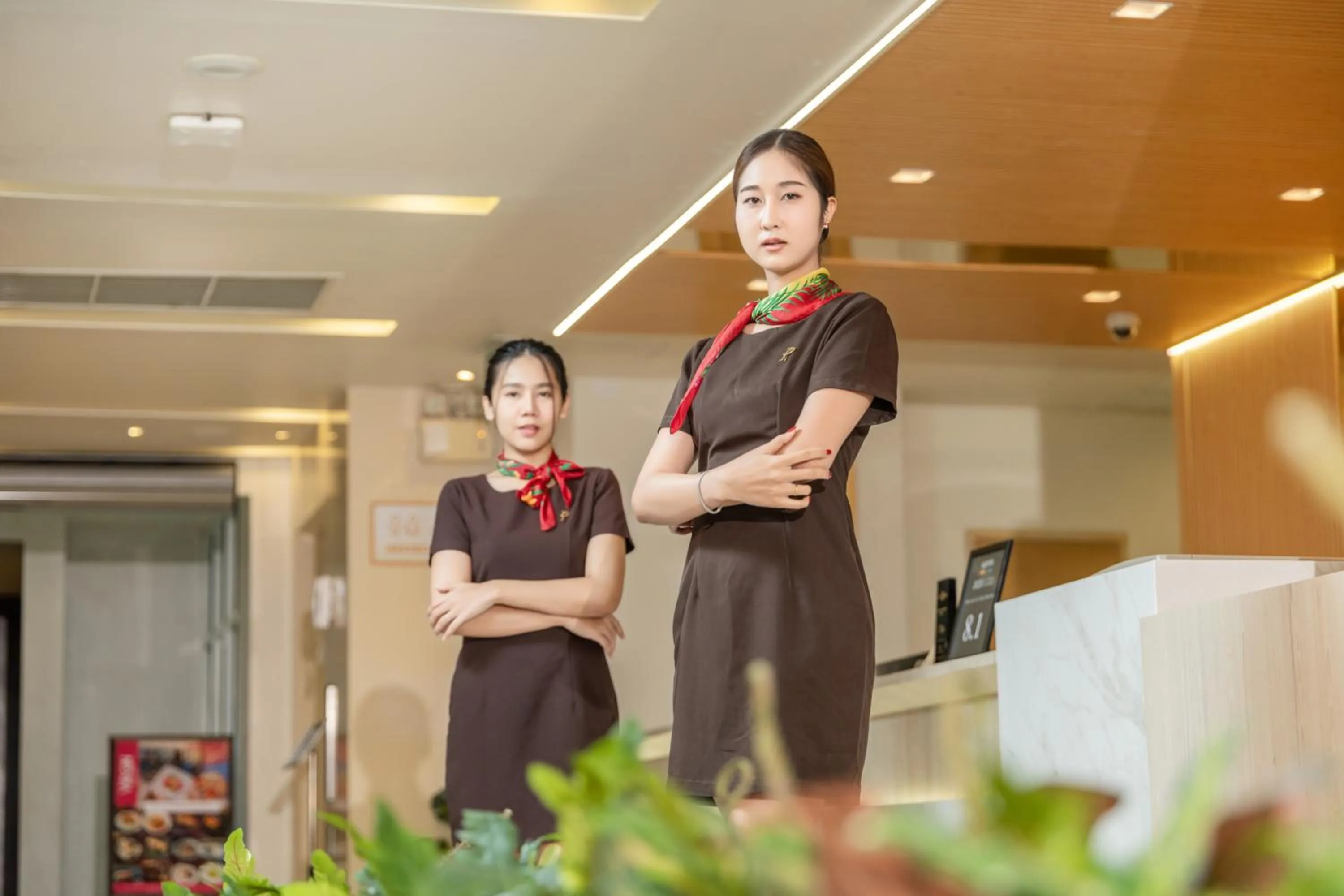 Lobby or reception in Pattaya Sea View Hotel - SHA Extra Plus