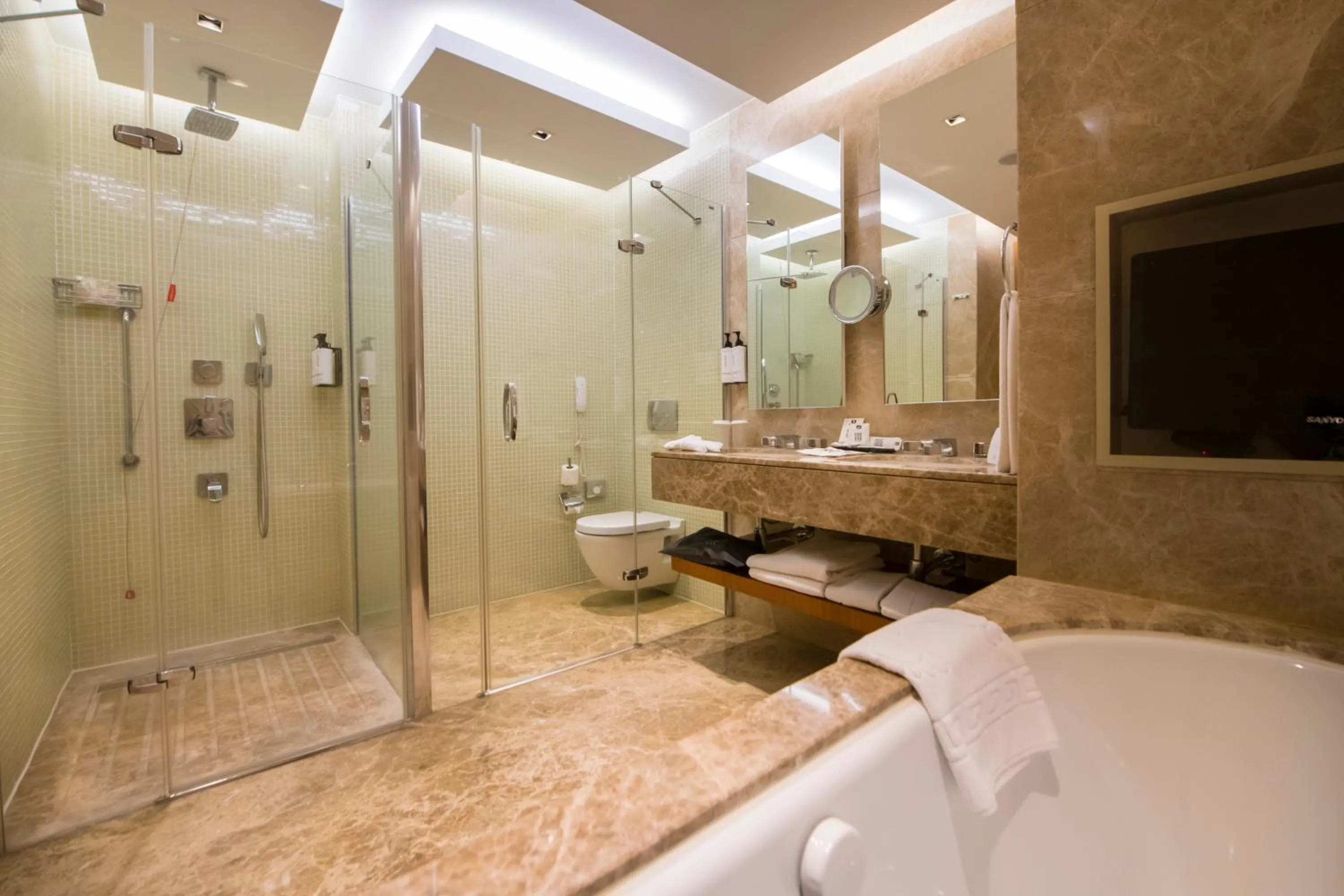 Bathroom in Crowne Plaza Kayseri by IHG
