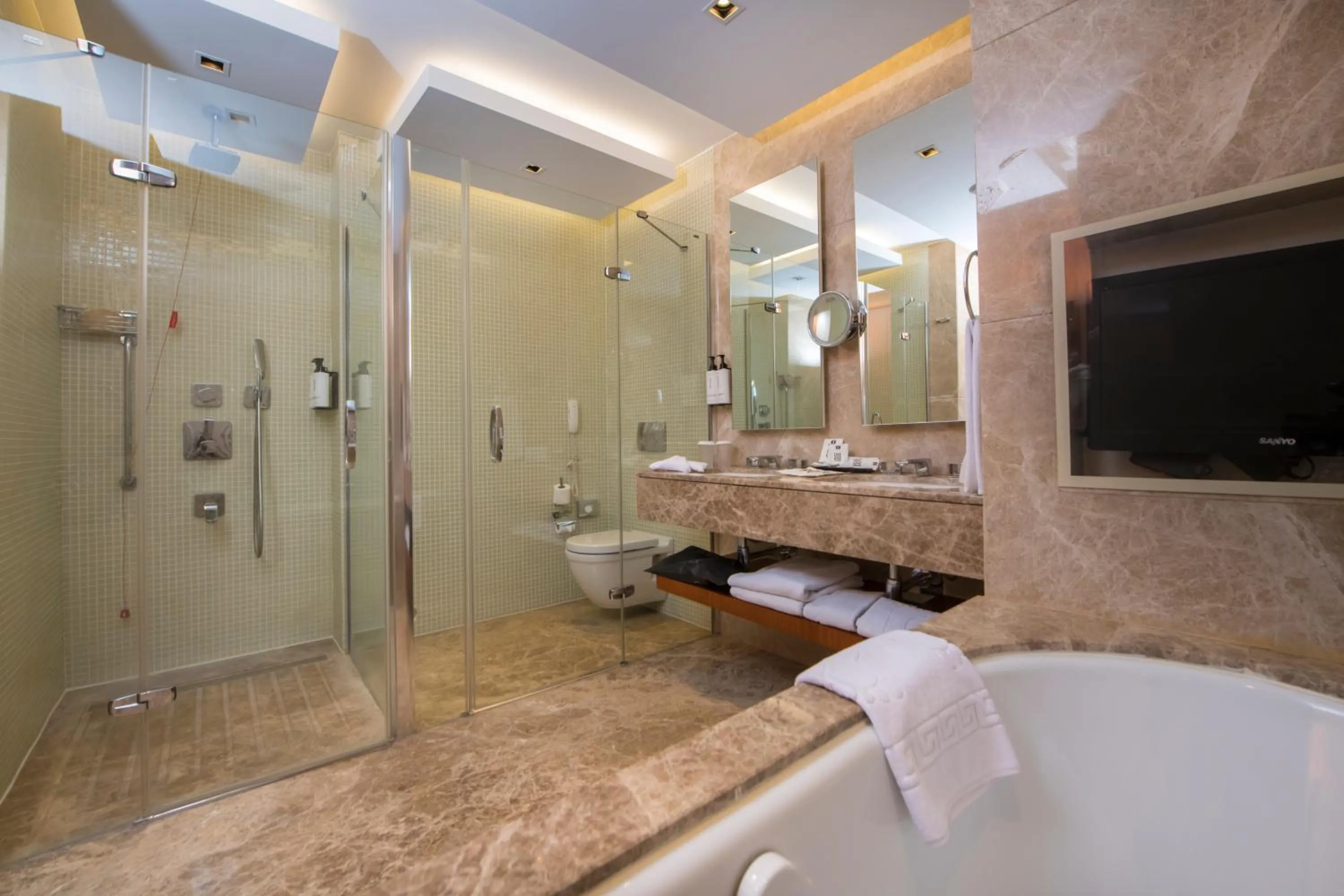 Bathroom in Crowne Plaza Kayseri by IHG