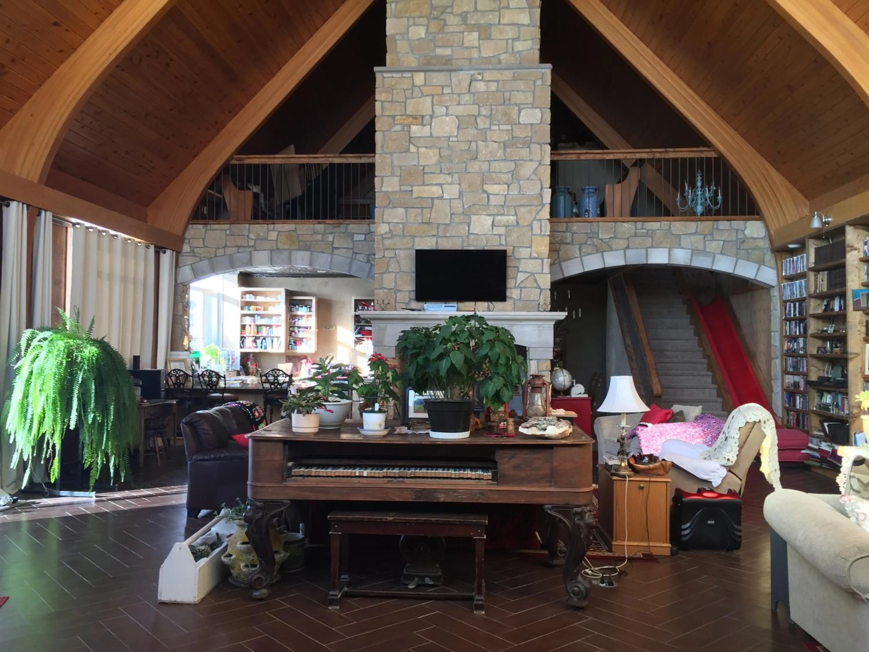 Lobby or reception in The Old Church B&B