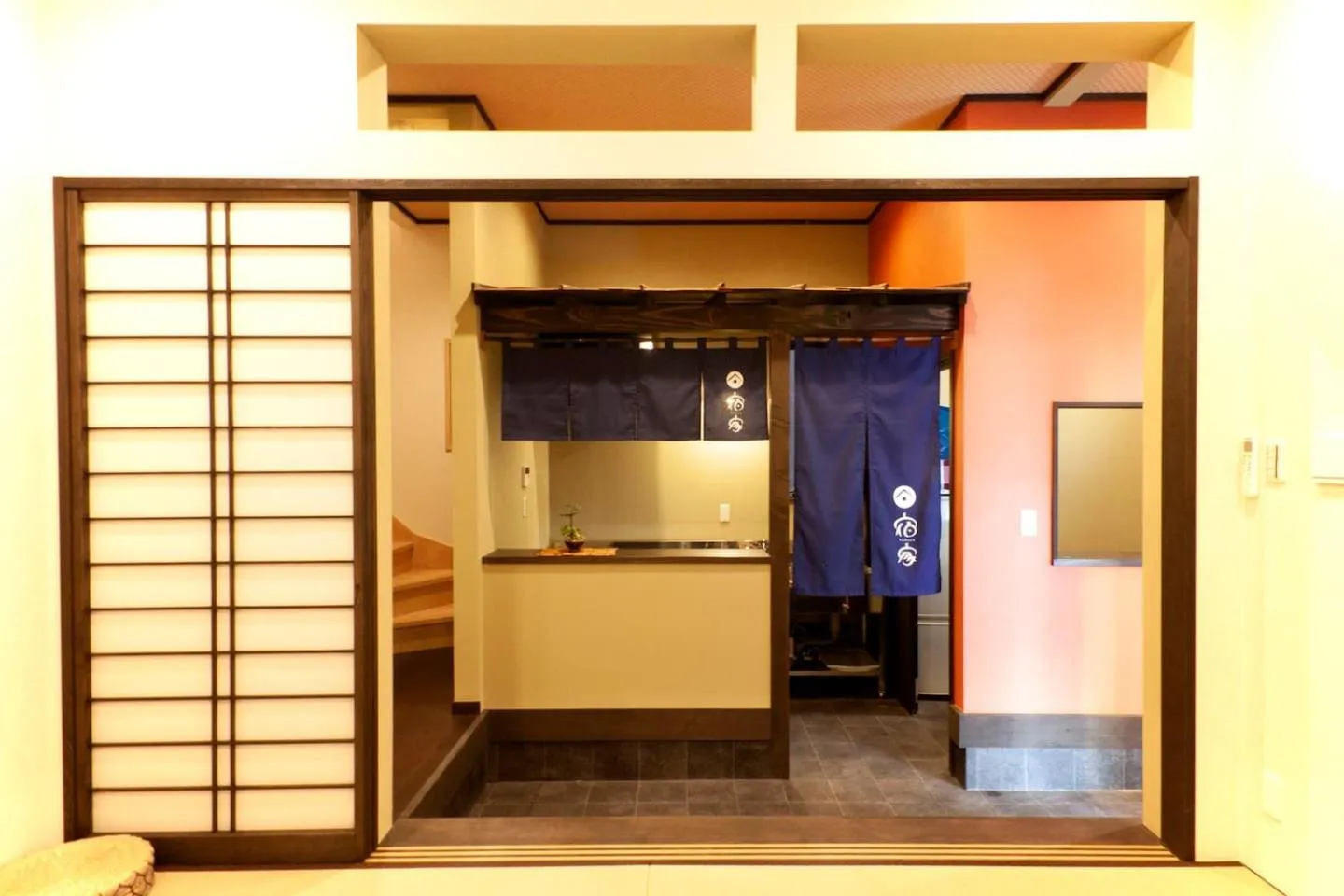 Kitchen or kitchenette in YADOYA Asakusa-Honkan