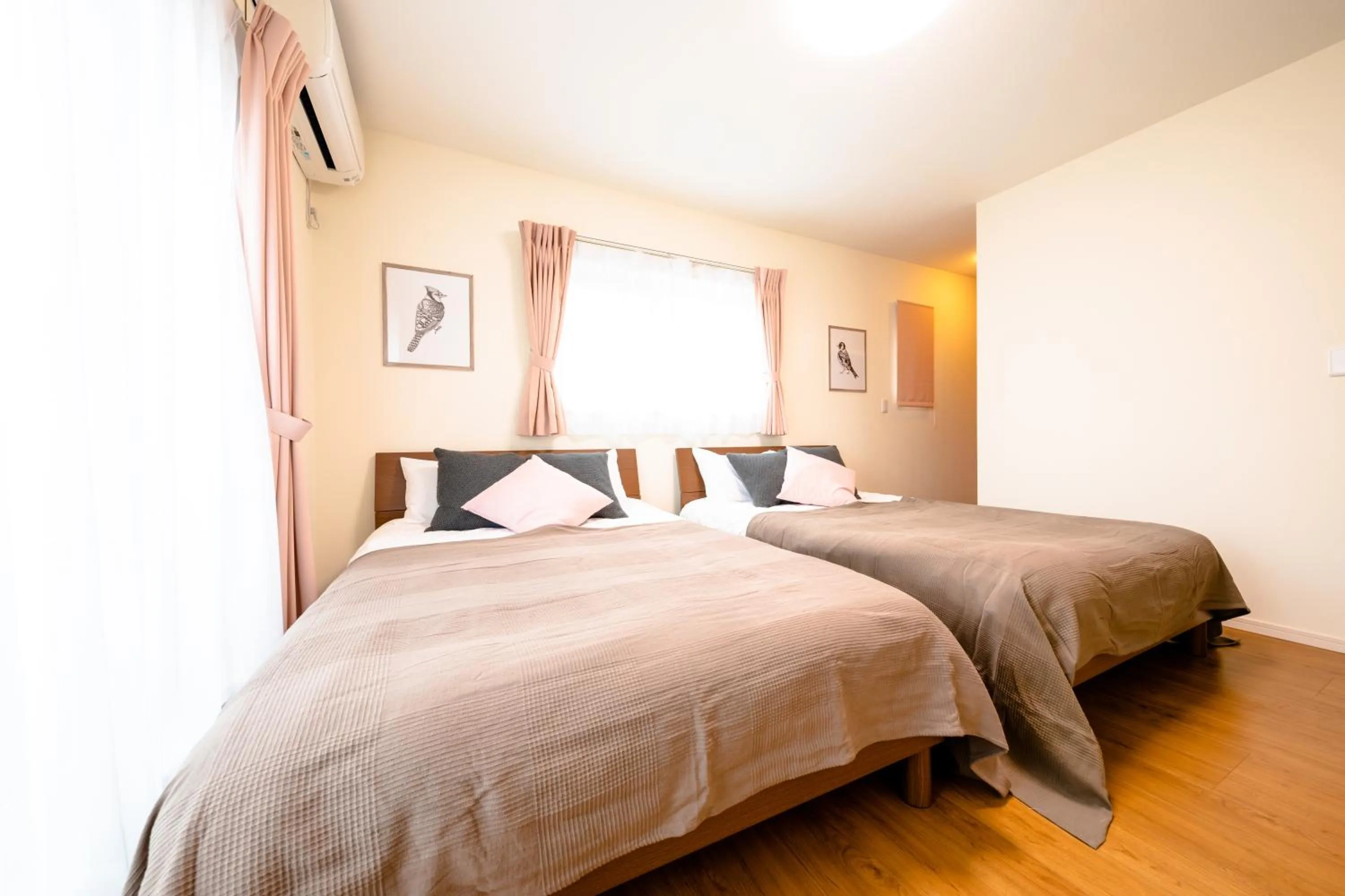 Bed in ID-STAY Kawaguchiko Ⅱ