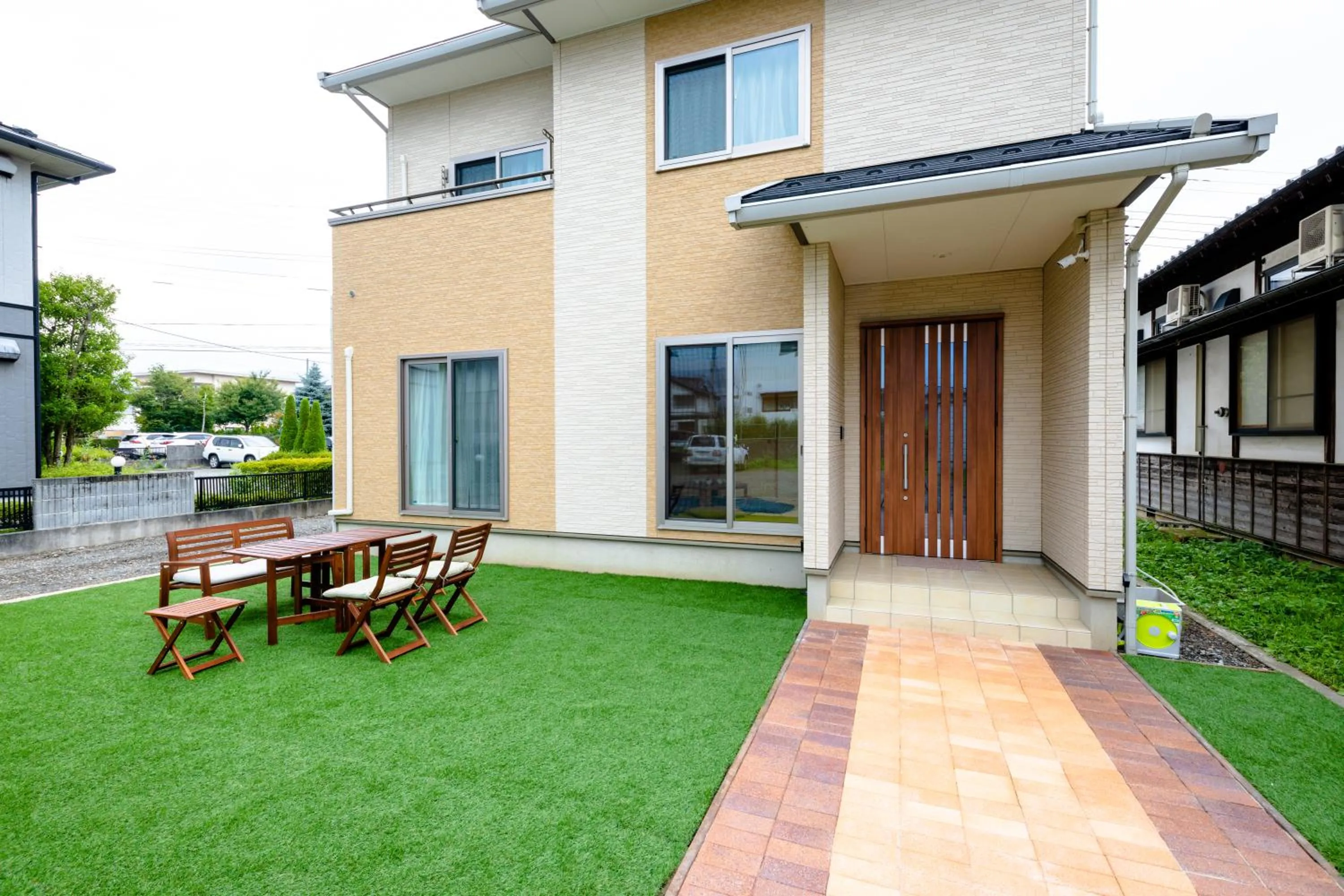 Garden view in ID-STAY Kawaguchiko Ⅱ