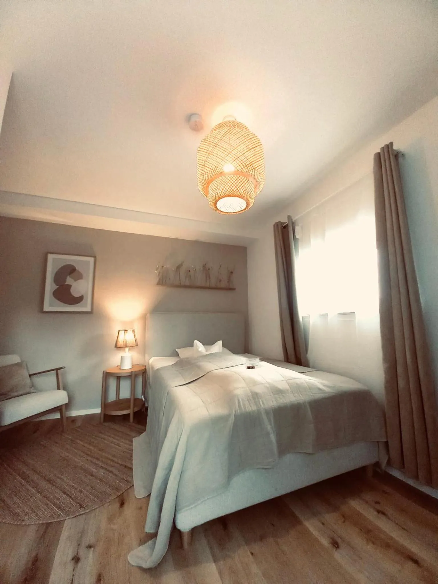 Bed in Landhotel Sonnenhof