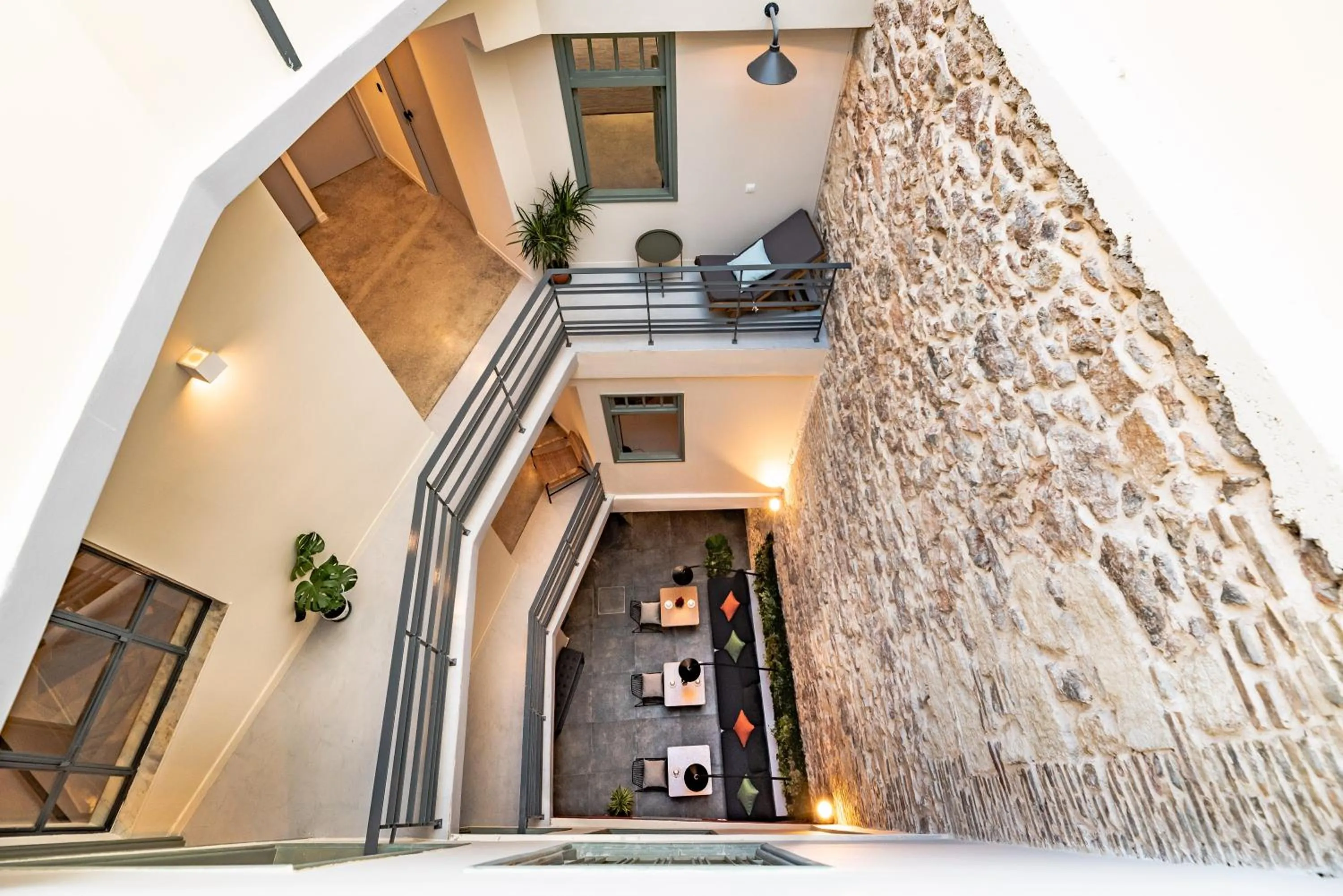 Property building in Athens Hub Hostel