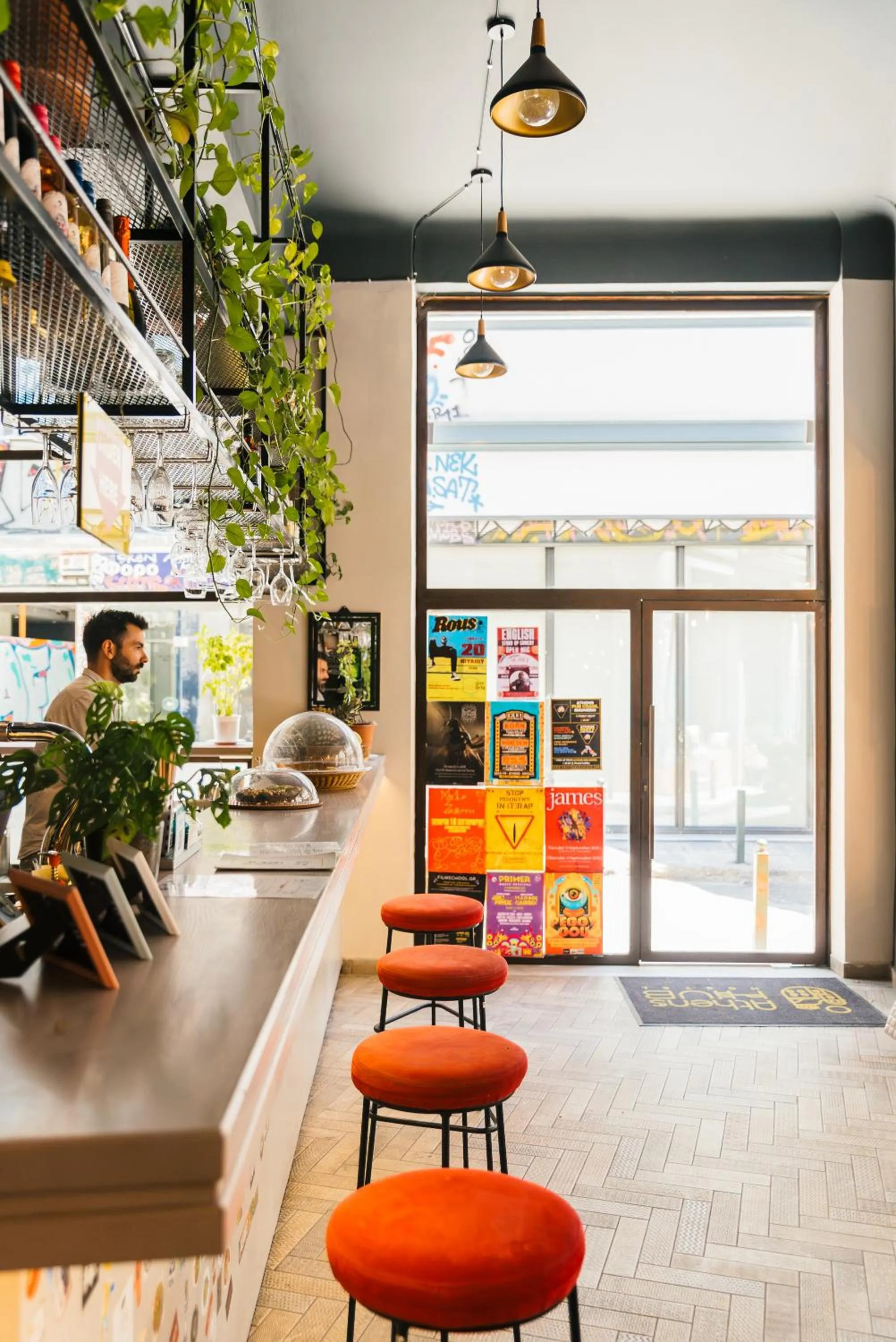 Lounge or bar in Athens Hub Hostel