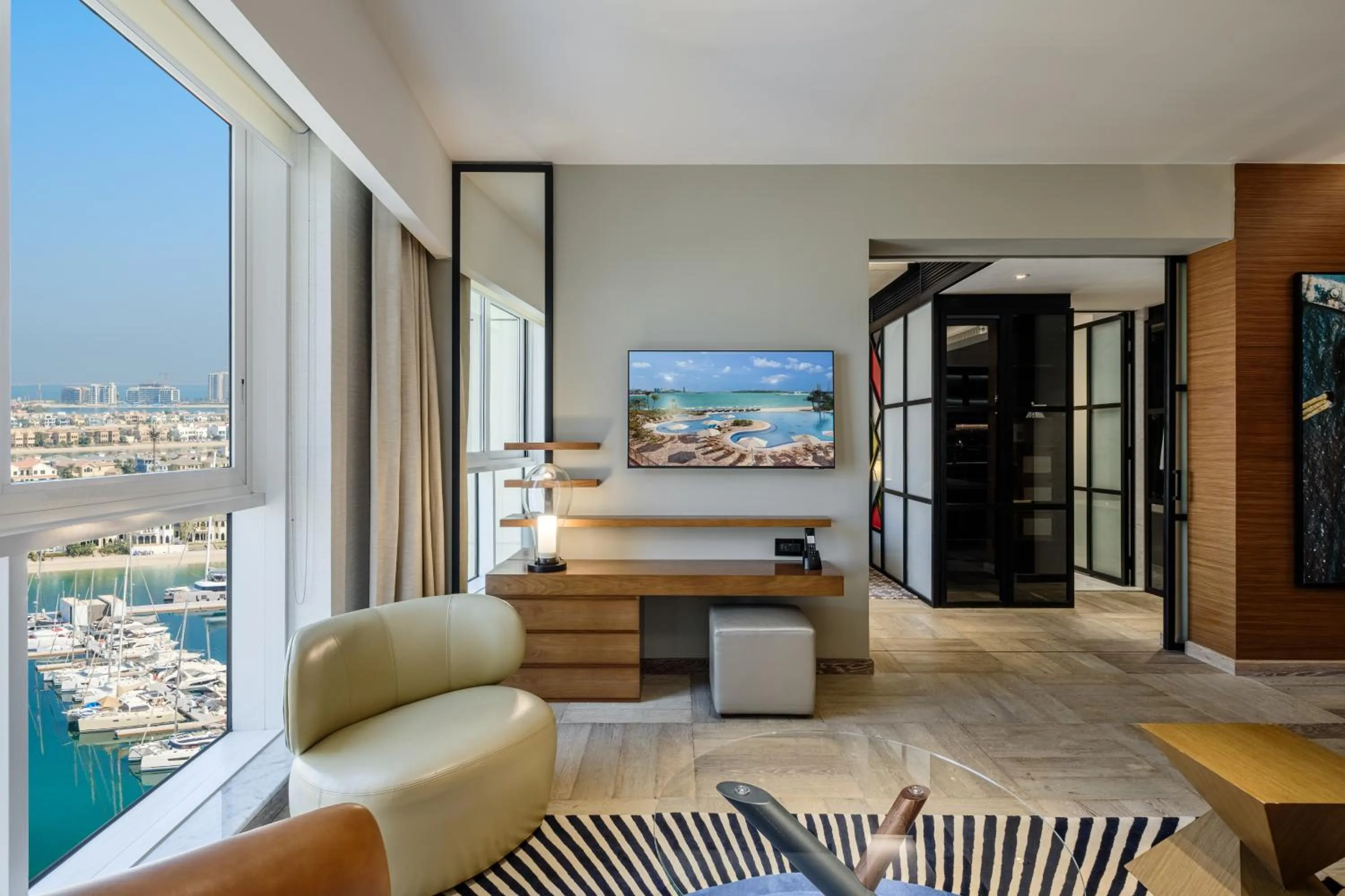 Living room in Andaz Family Suites by Hyatt- Palm Jumeirah