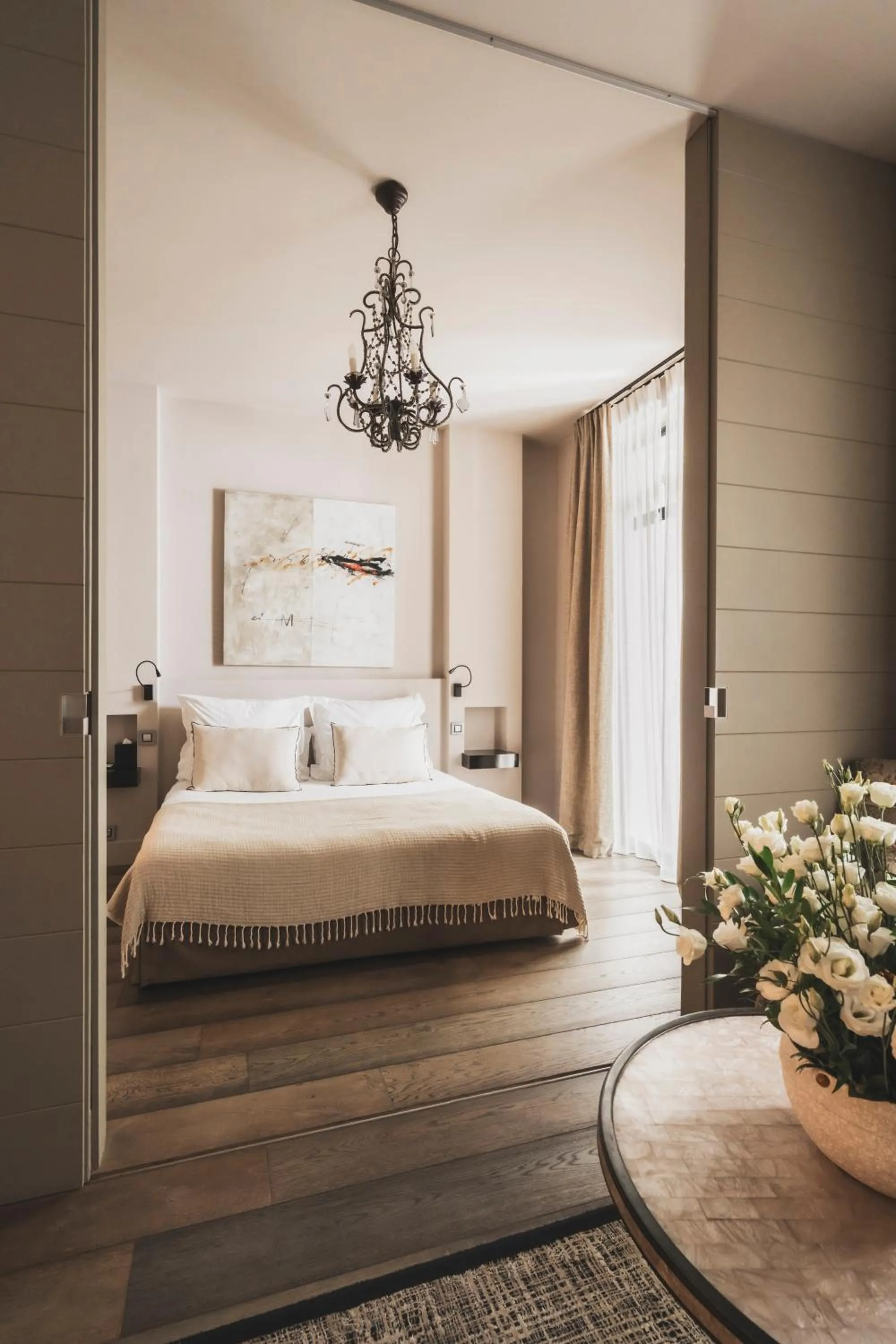 Bed in Les Lodges Sainte-Victoire Hotel & Spa