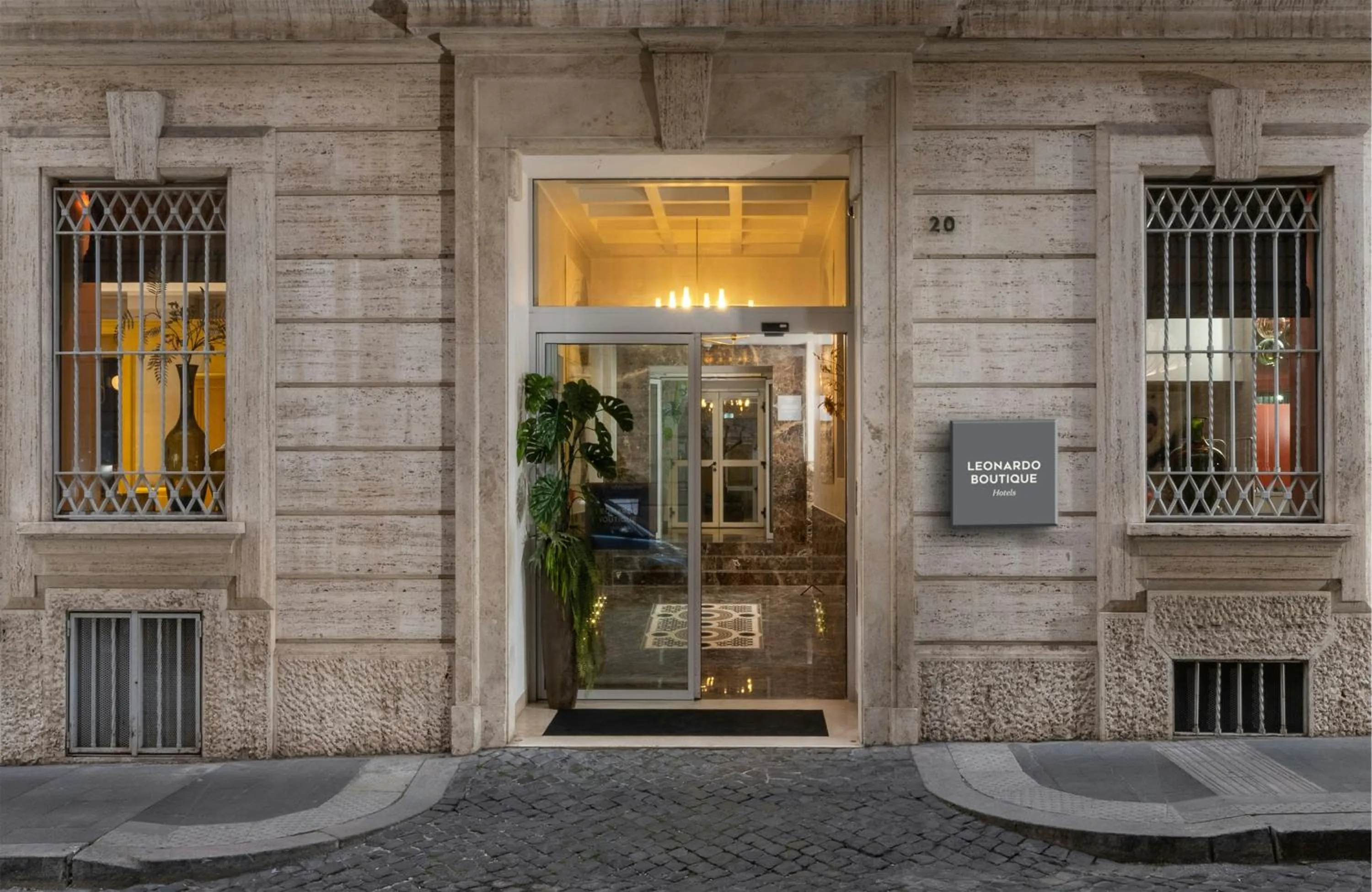 Facade/entrance in Leonardo Boutique Hotel Rome Monti