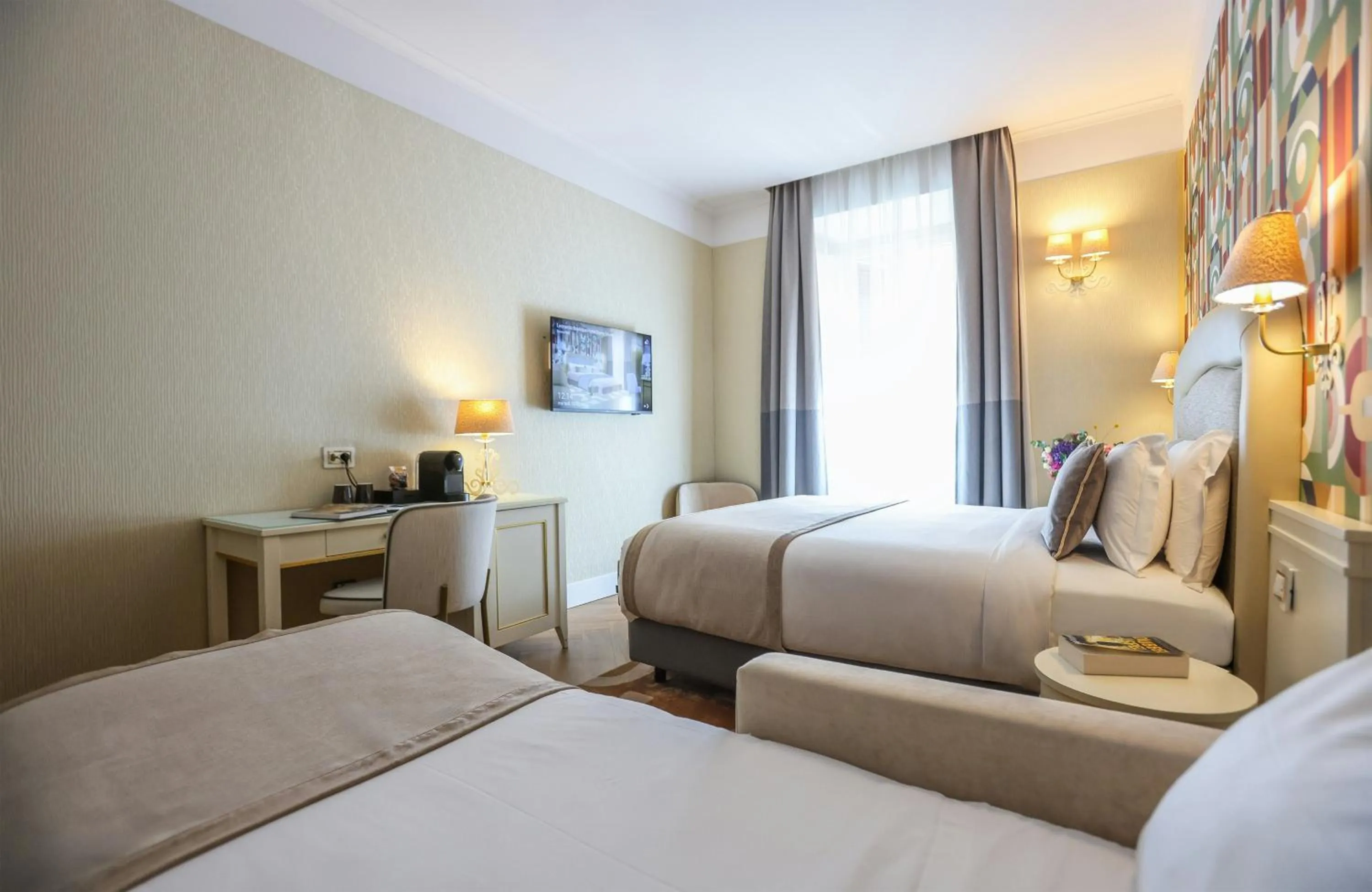 Bedroom, Bed in Leonardo Boutique Hotel Rome Monti