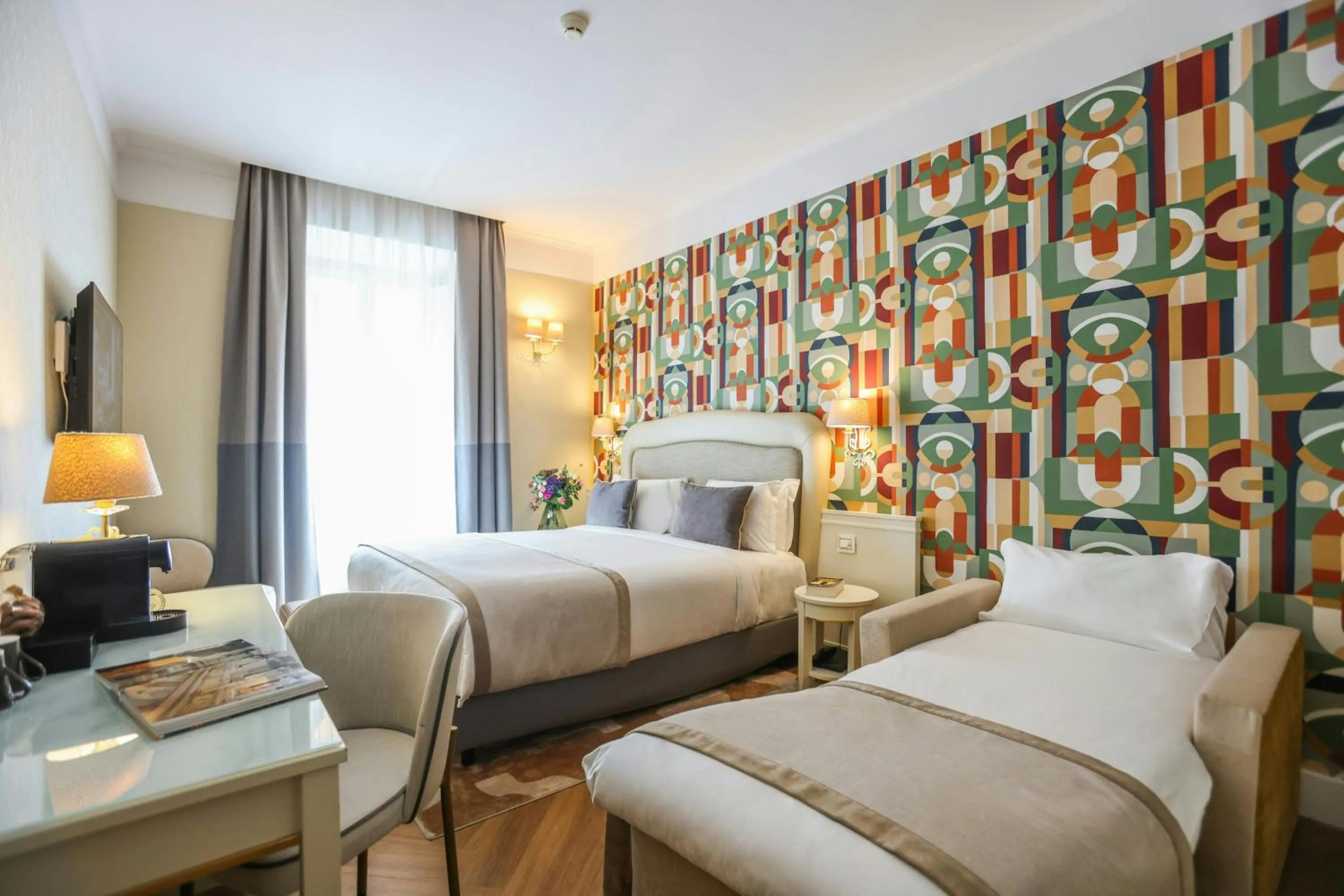 Photo of the whole room, Bed in Leonardo Boutique Hotel Rome Monti