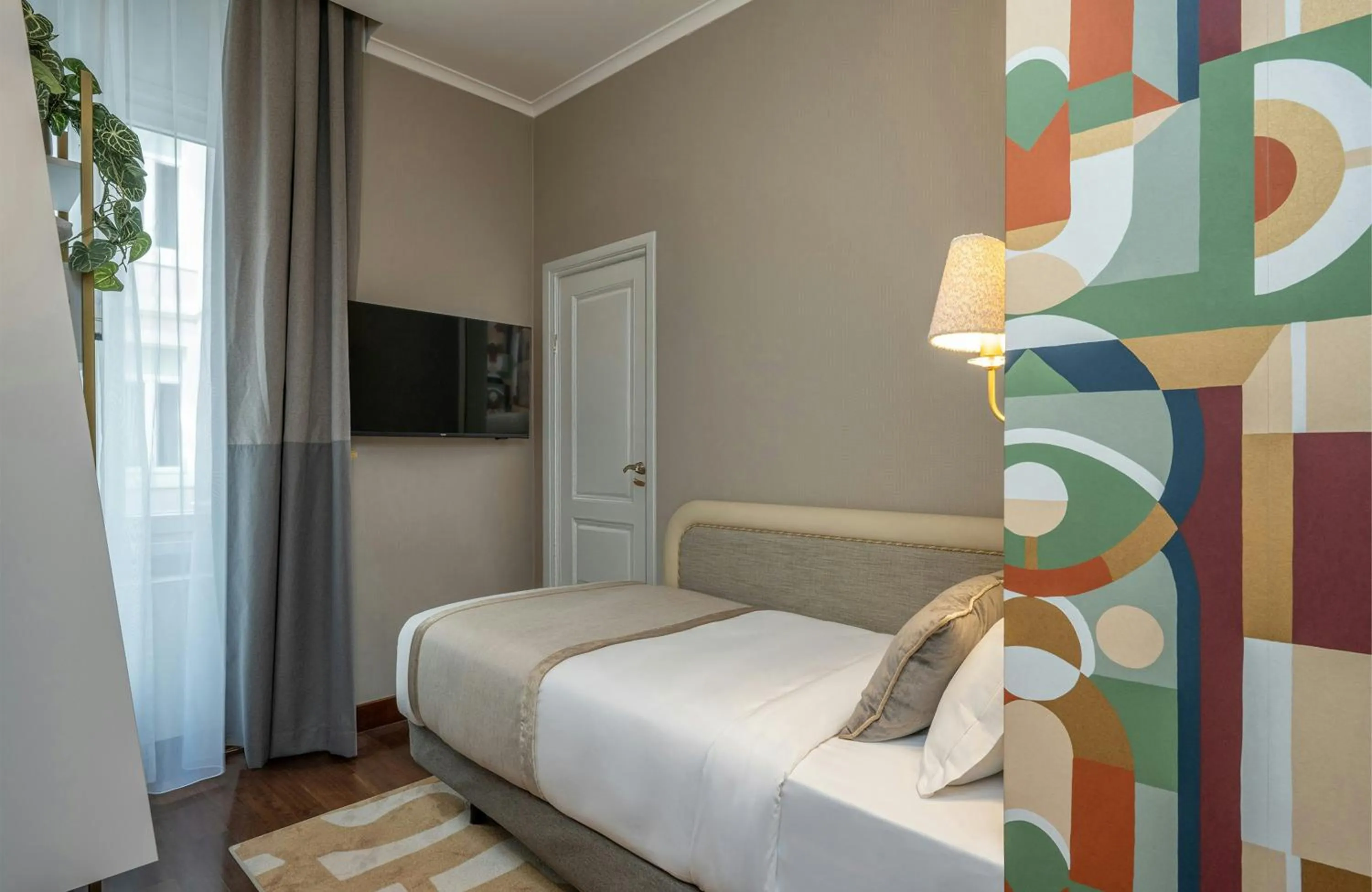 Photo of the whole room, Bed in Leonardo Boutique Hotel Rome Monti