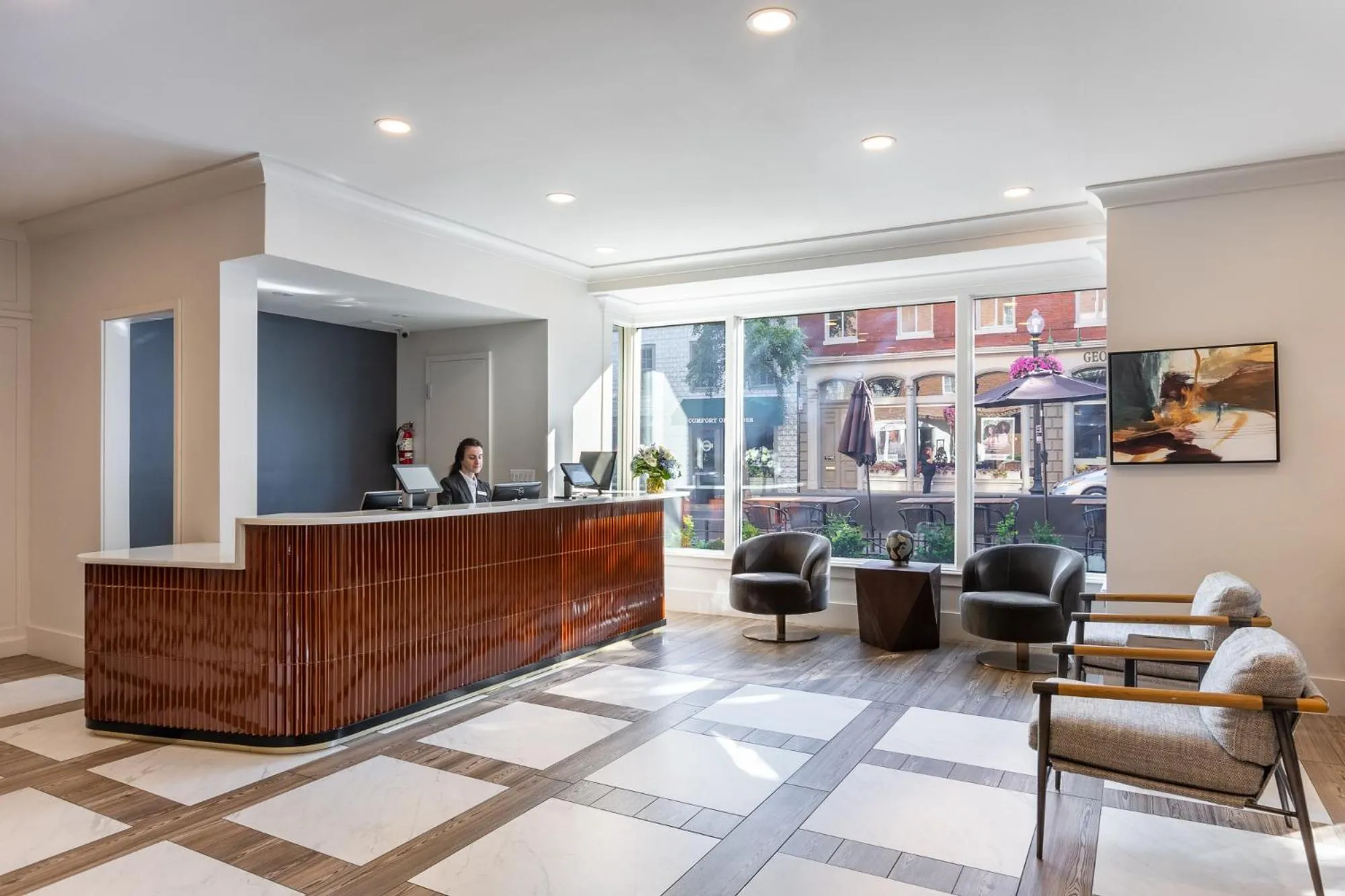 Lobby or reception in The Georgetown Inn