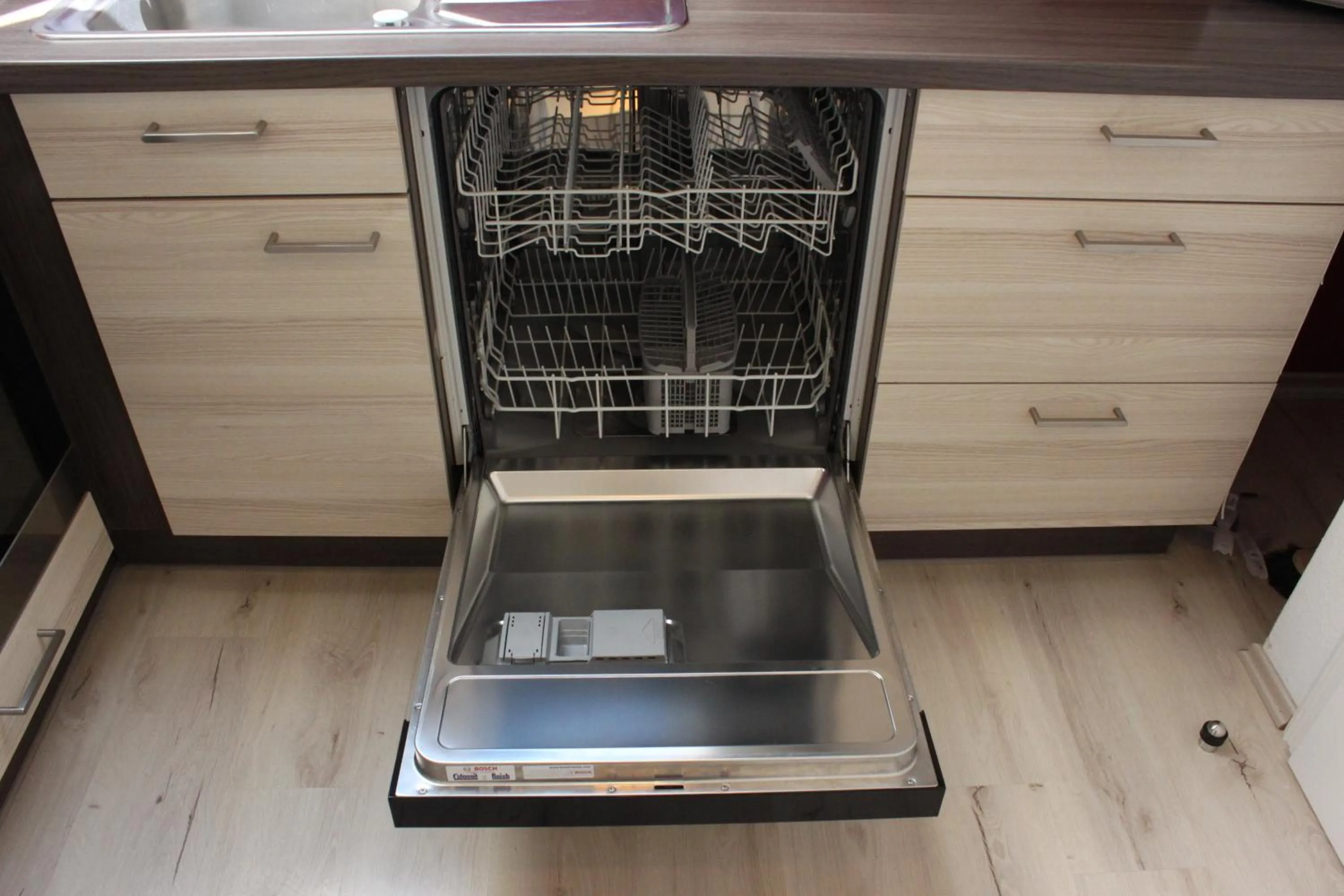 Kitchen or kitchenette in Ferienwohnung Fulda