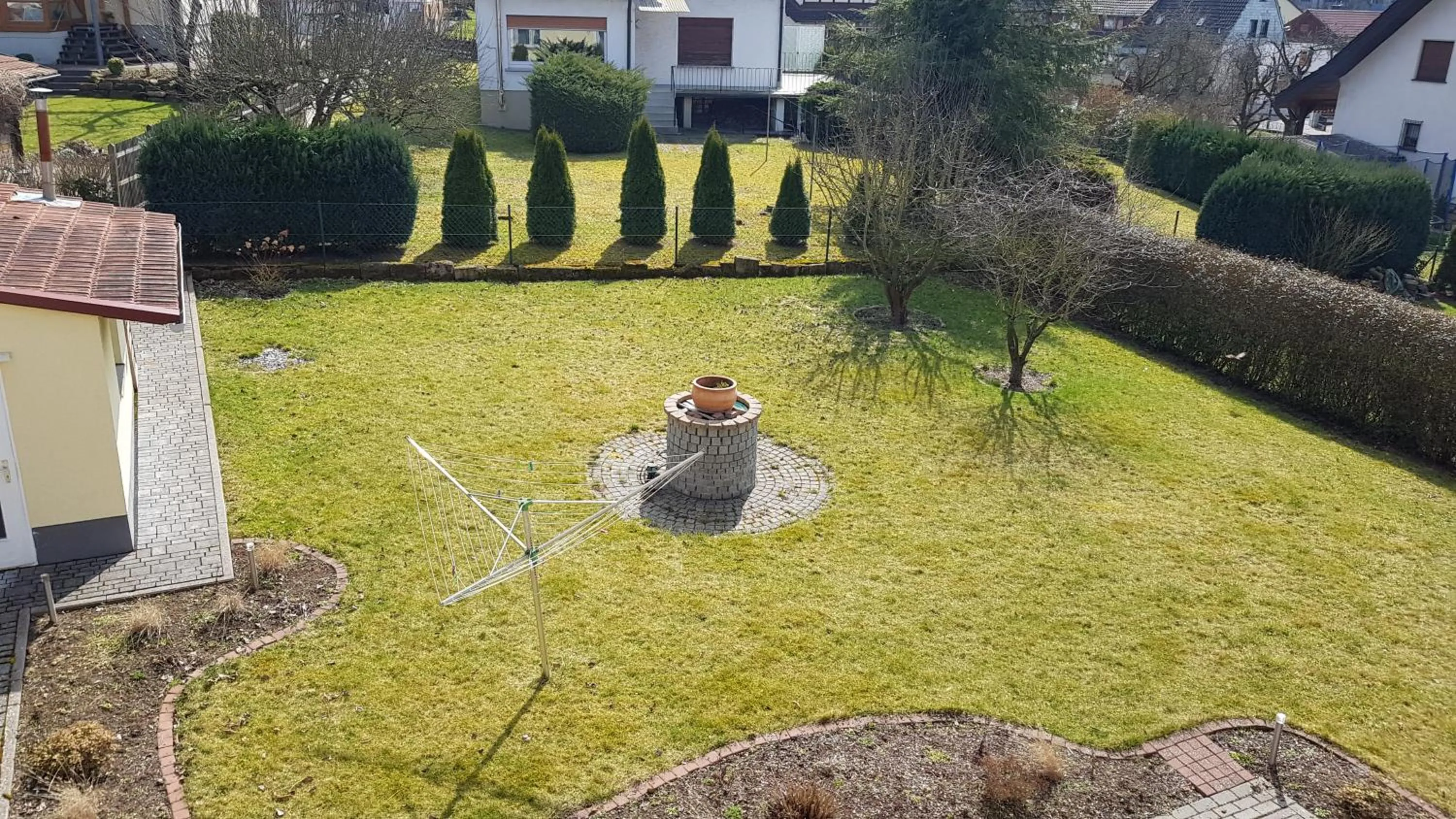Garden in Ferienwohnung Fulda