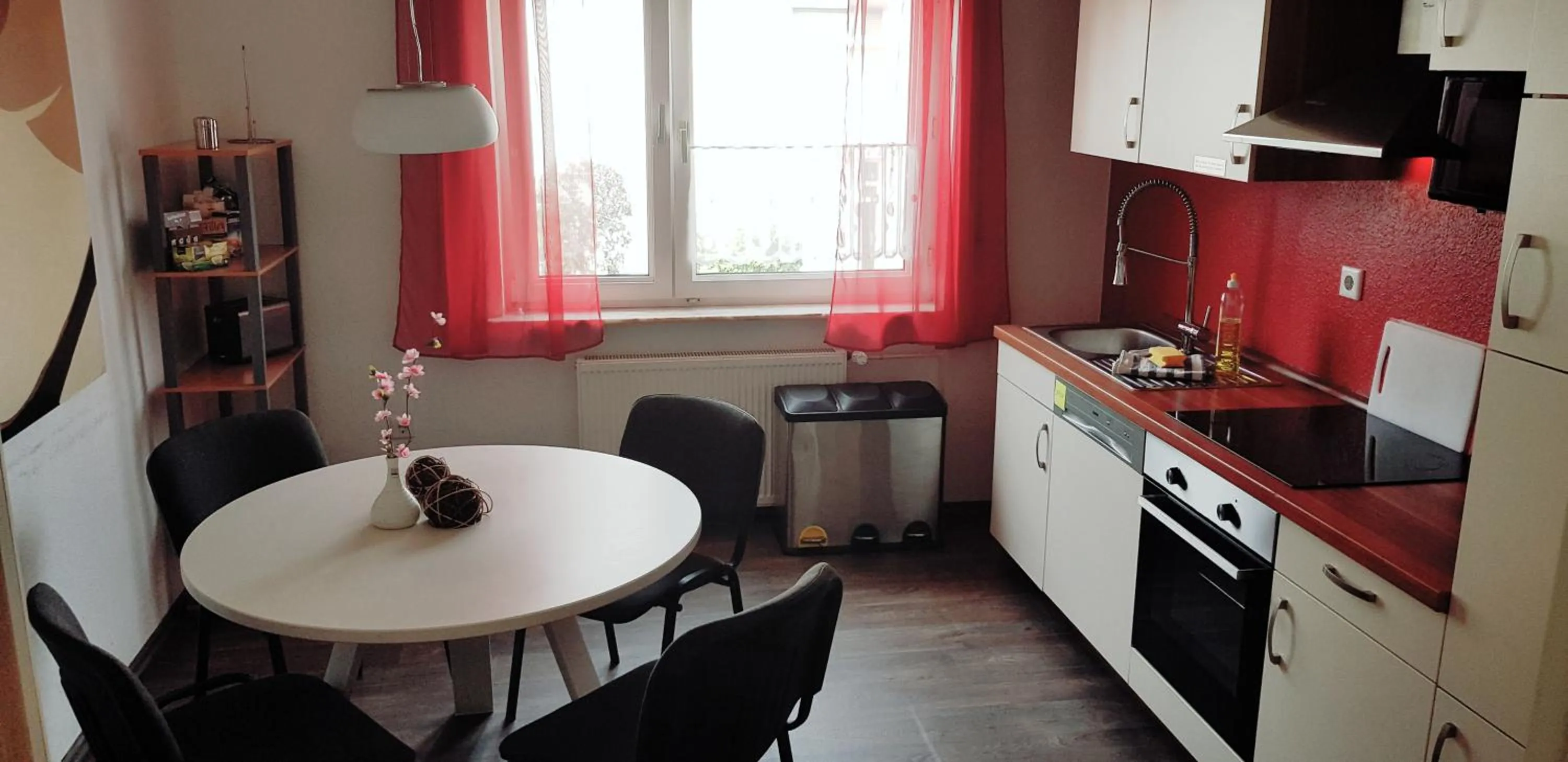 Kitchen or kitchenette in Ferienwohnung Fulda