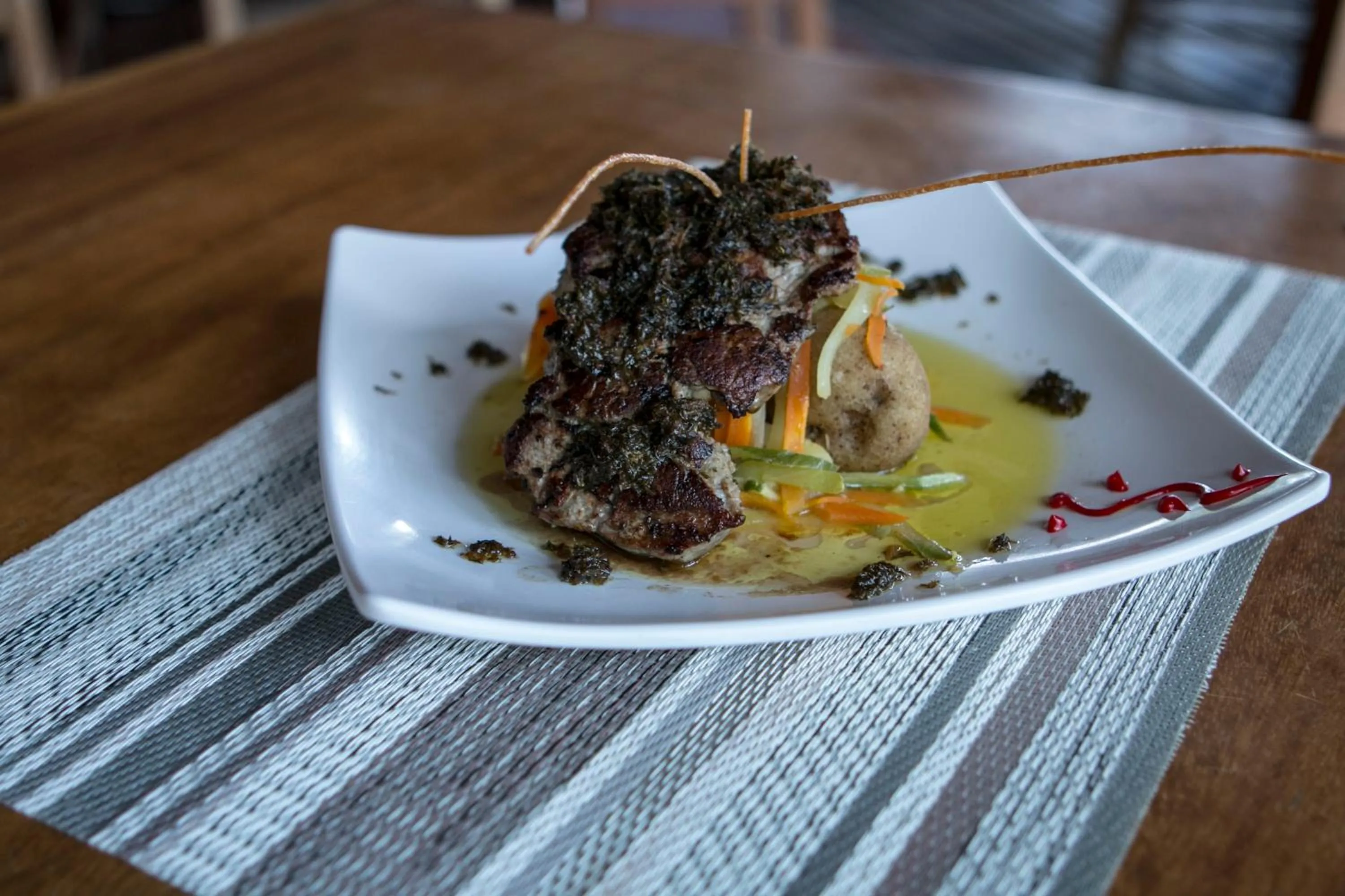 Food close-up in Cañon de la Vieja Lodge