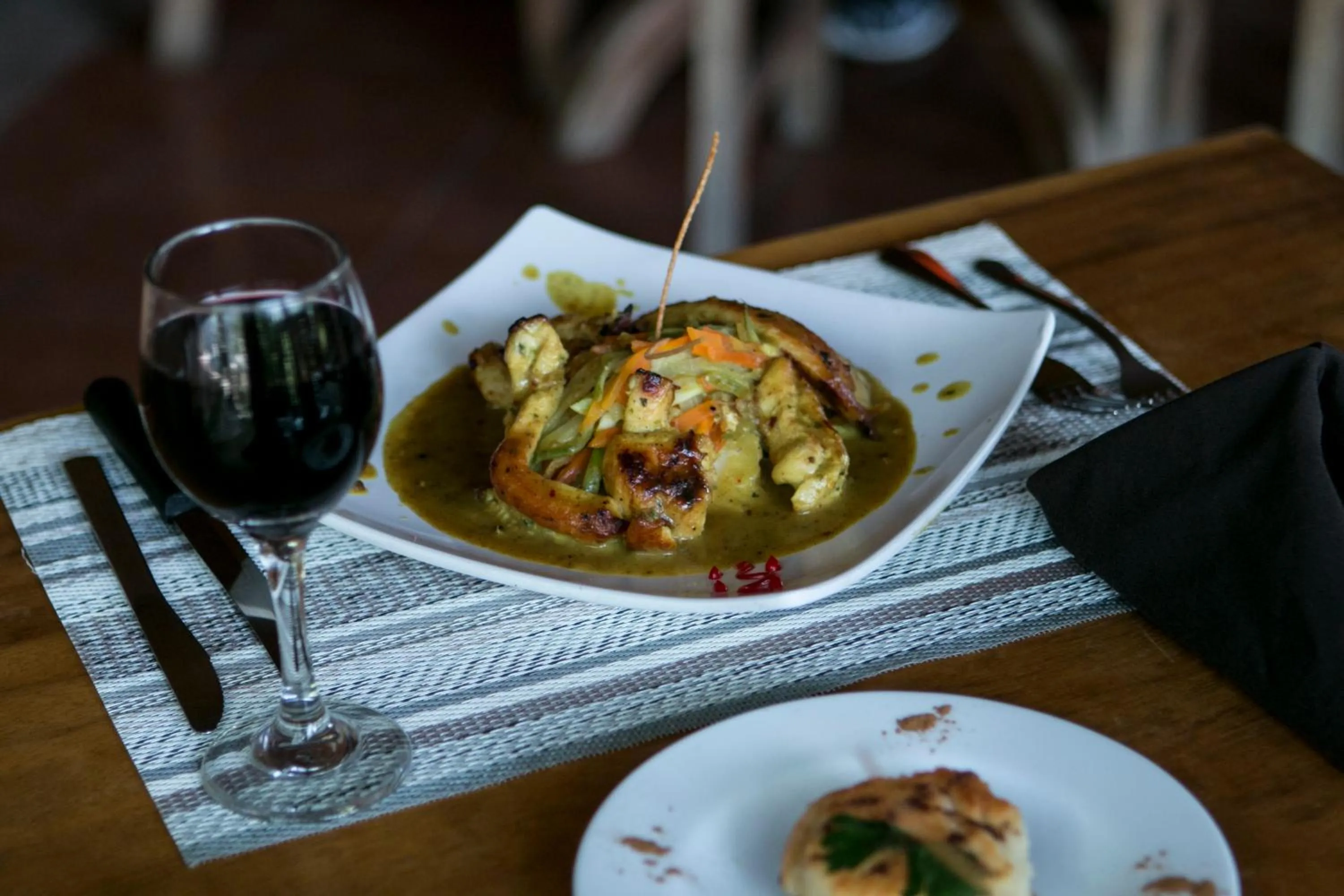 Food close-up in Cañon de la Vieja Lodge