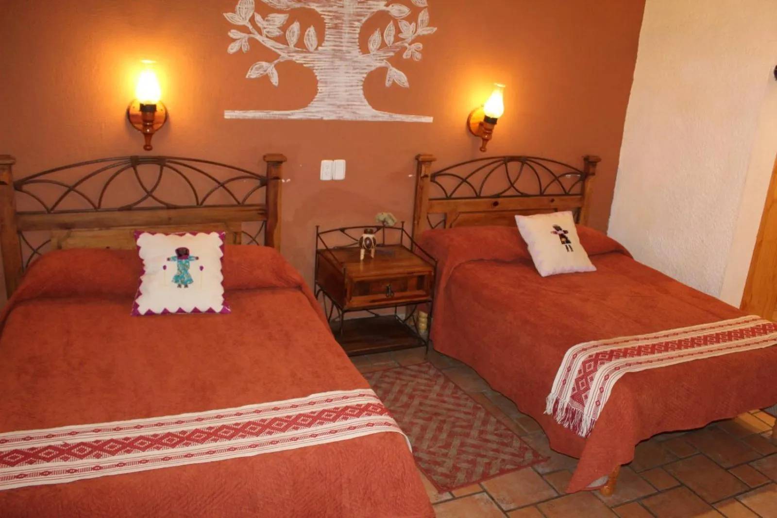 Bed in Hotel Divisadero Barrancas