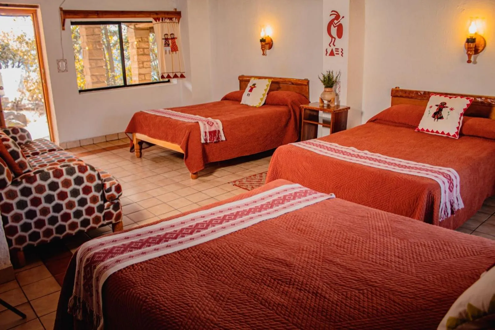 Bed in Hotel Divisadero Barrancas