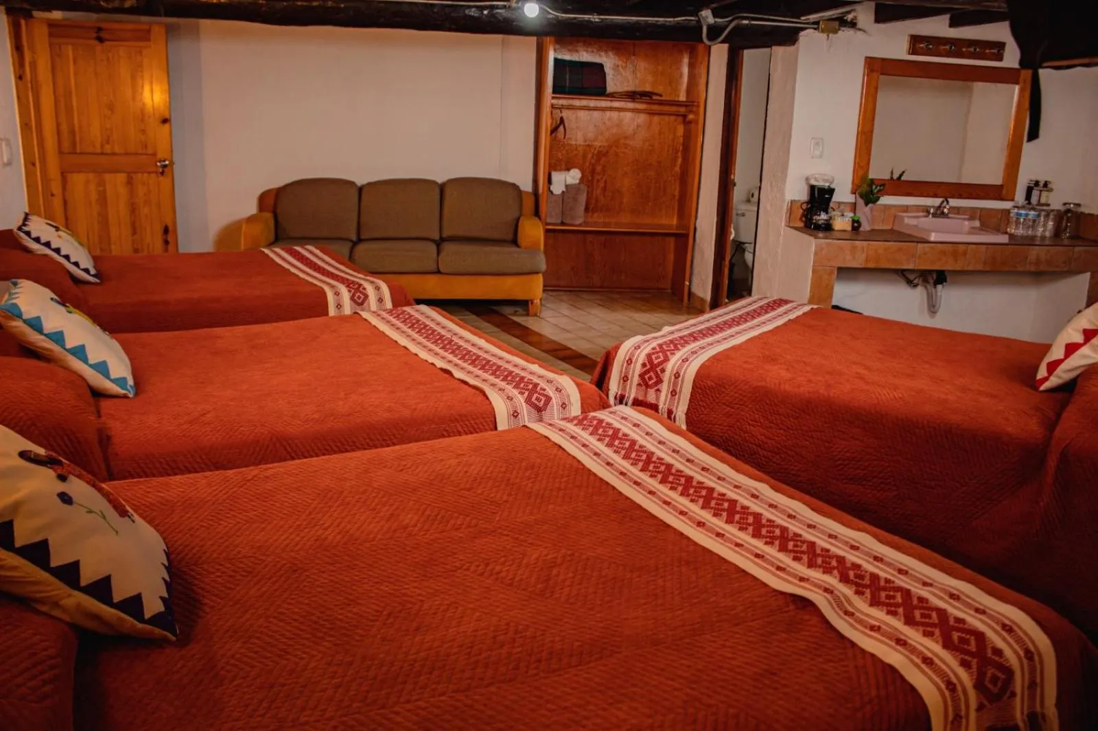 Bed in Hotel Divisadero Barrancas