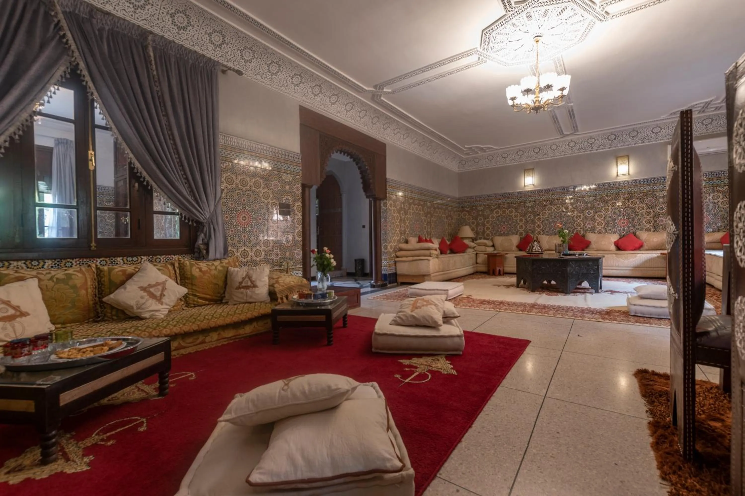 Living room in Villa Soraya Hammam & Jacuzzi