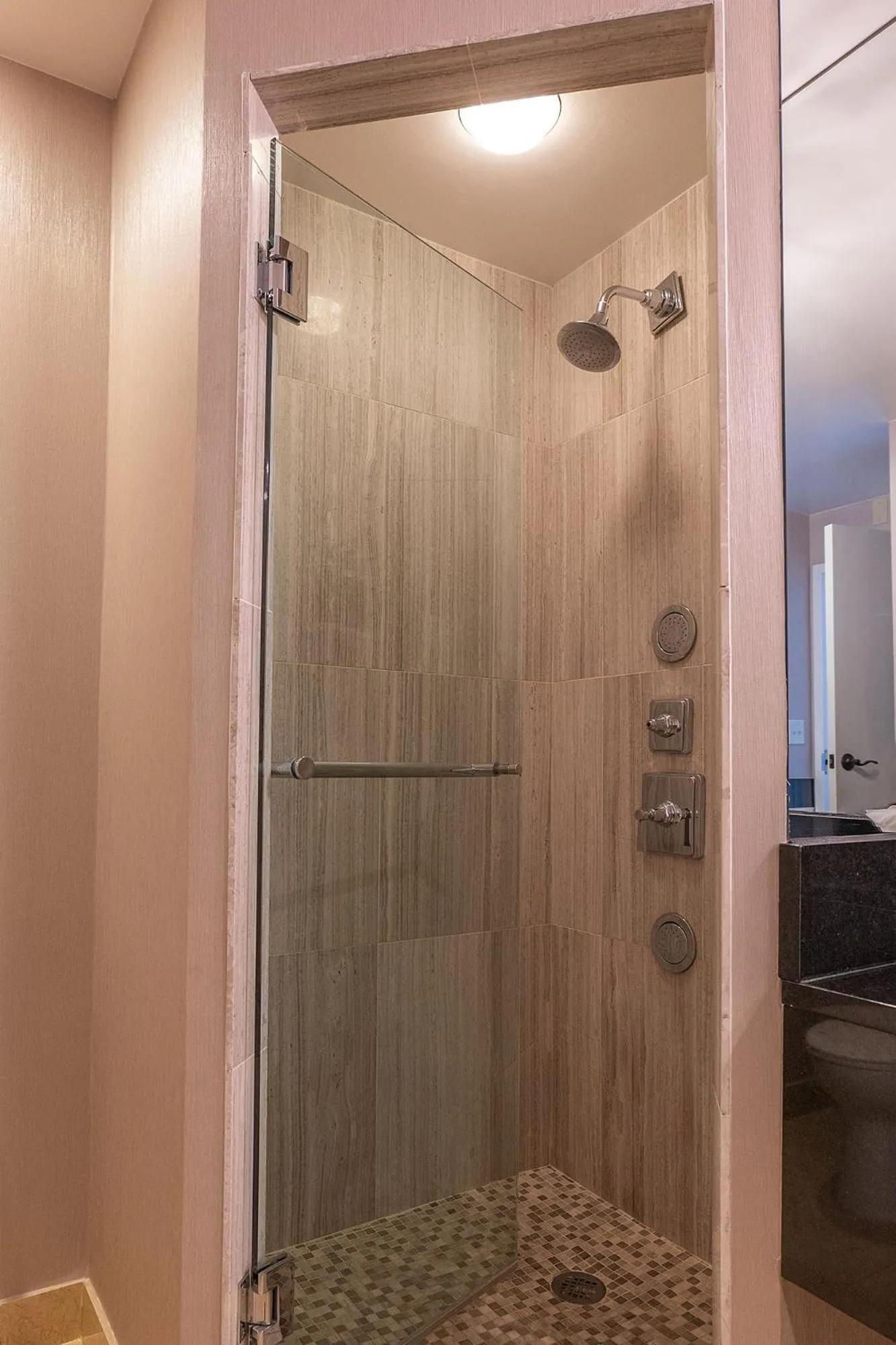 Shower in Eurostars St Gregory Dupont Circle Georgetown