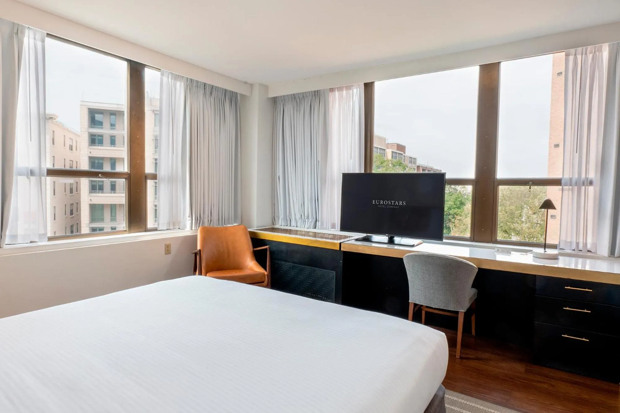 Bed in Eurostars St Gregory Dupont Circle Georgetown