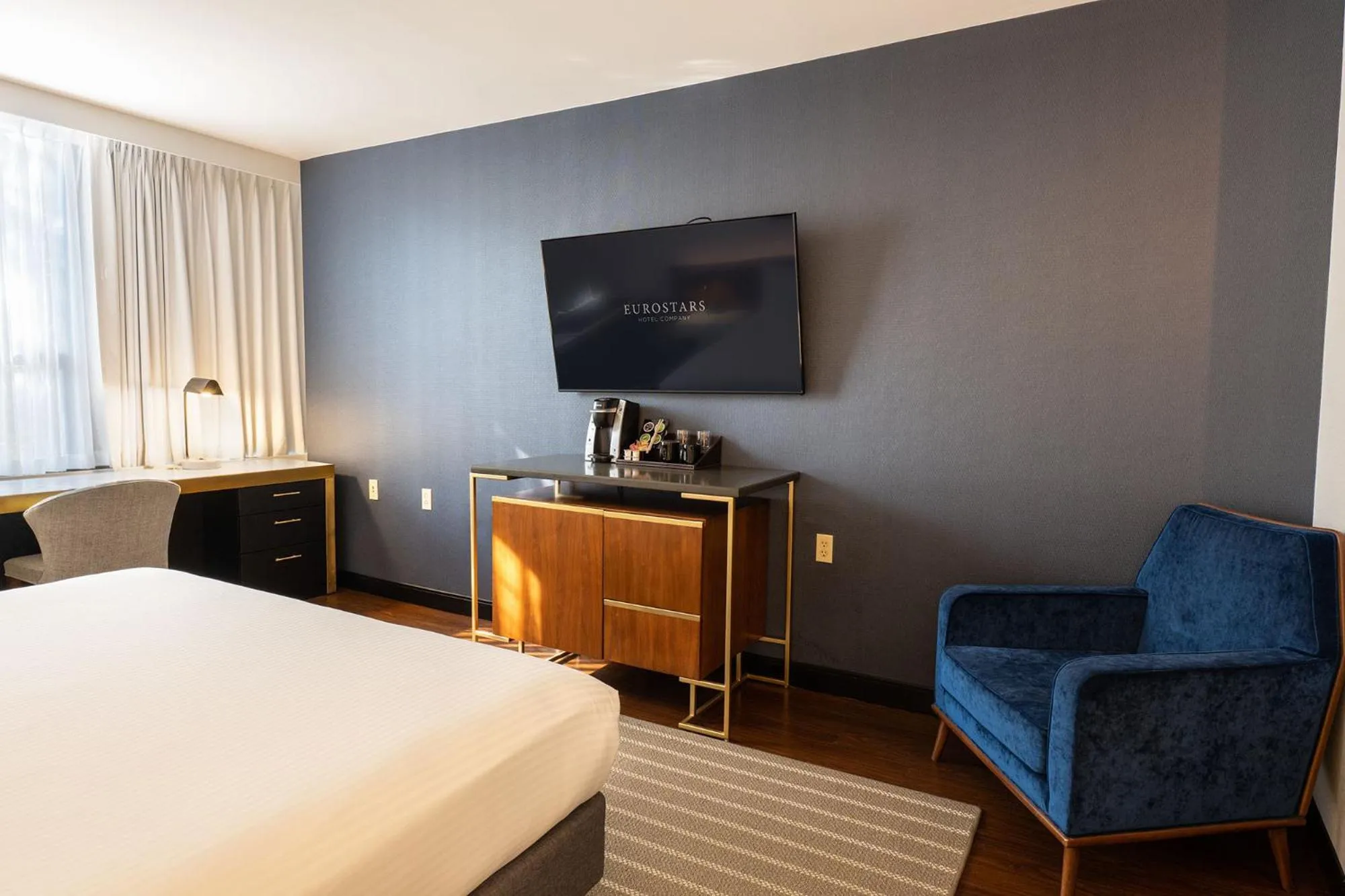 Bed in Eurostars St Gregory Dupont Circle Georgetown