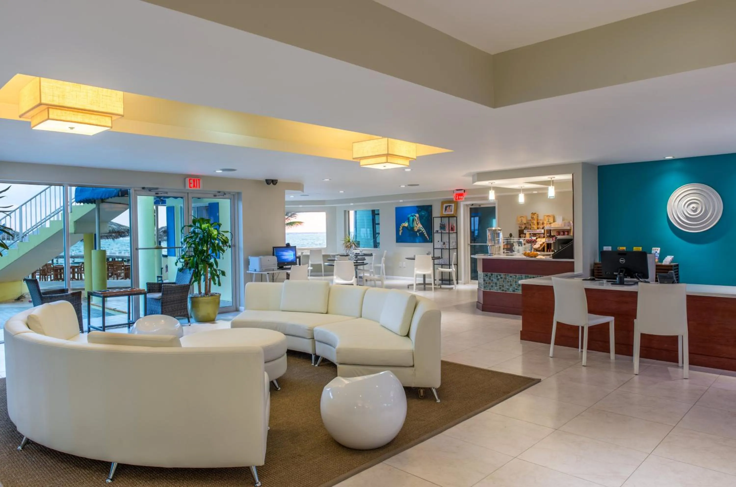 Lobby or reception in Wyndham Reef Resort, Grand Cayman