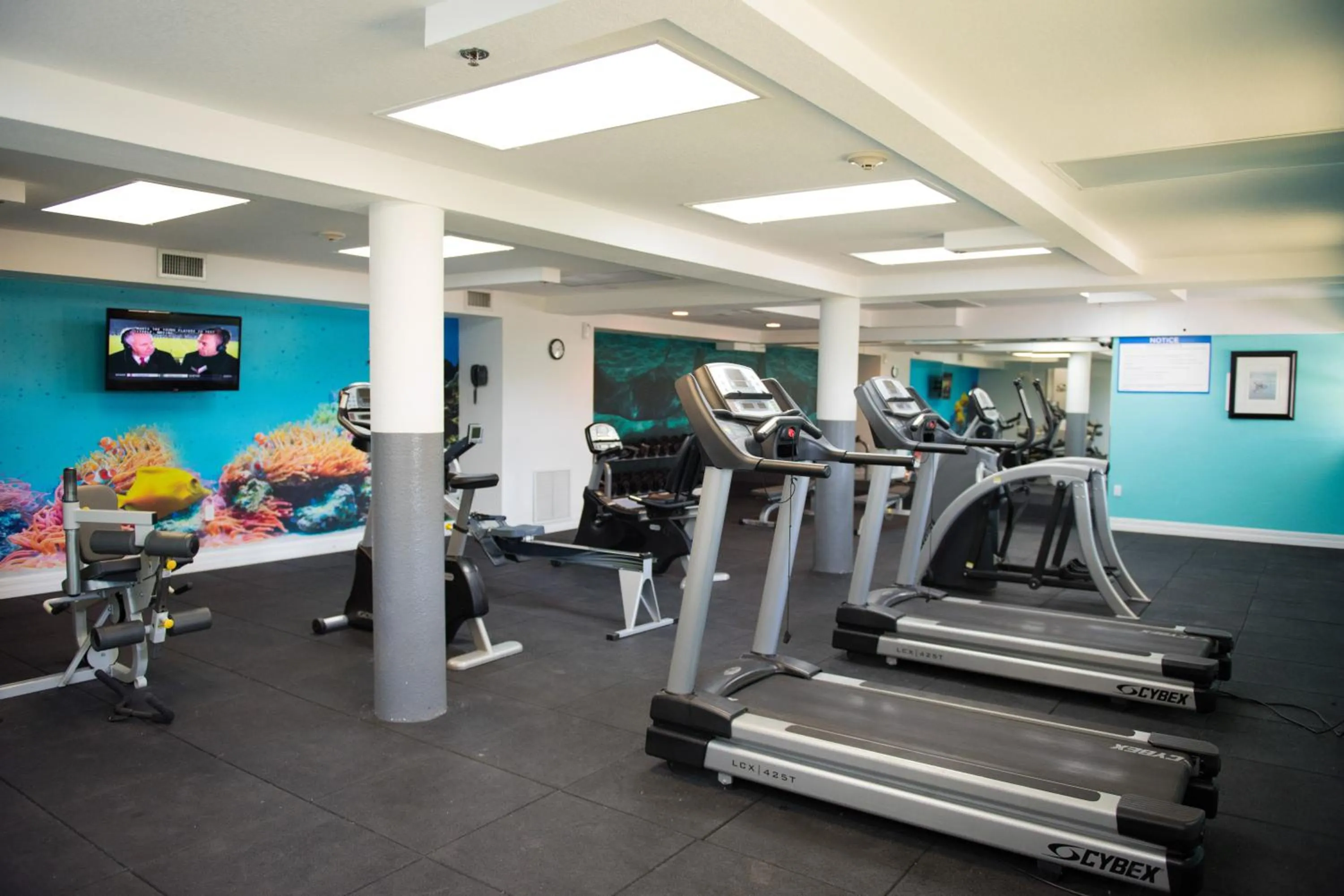 Fitness centre/facilities in Wyndham Reef Resort, Grand Cayman