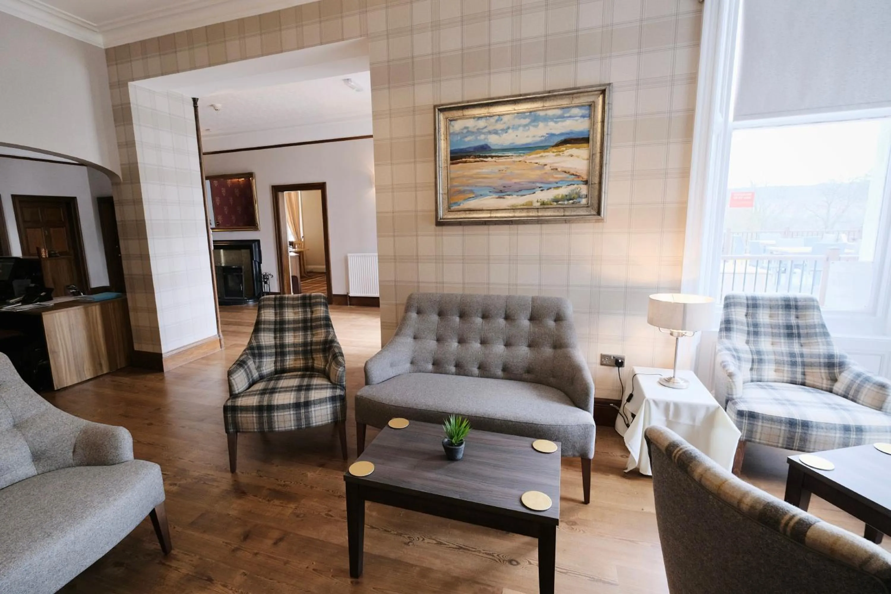 Seating area in Fife Lodge Hotel