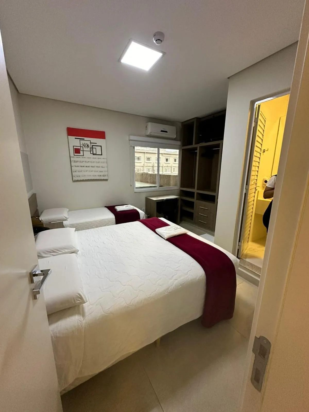 Bed in Hotel Imperatriz