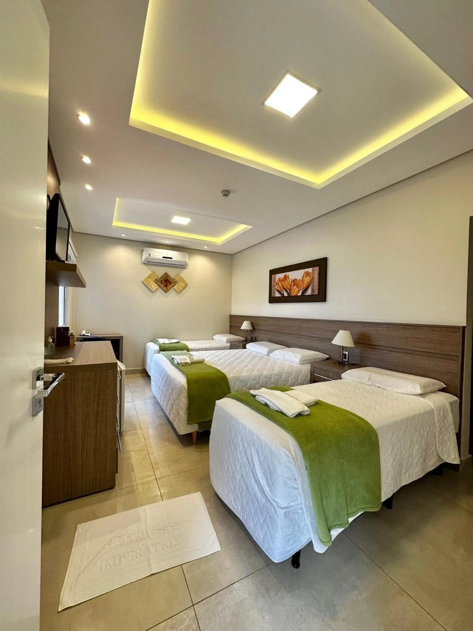 Bed in Hotel Imperatriz